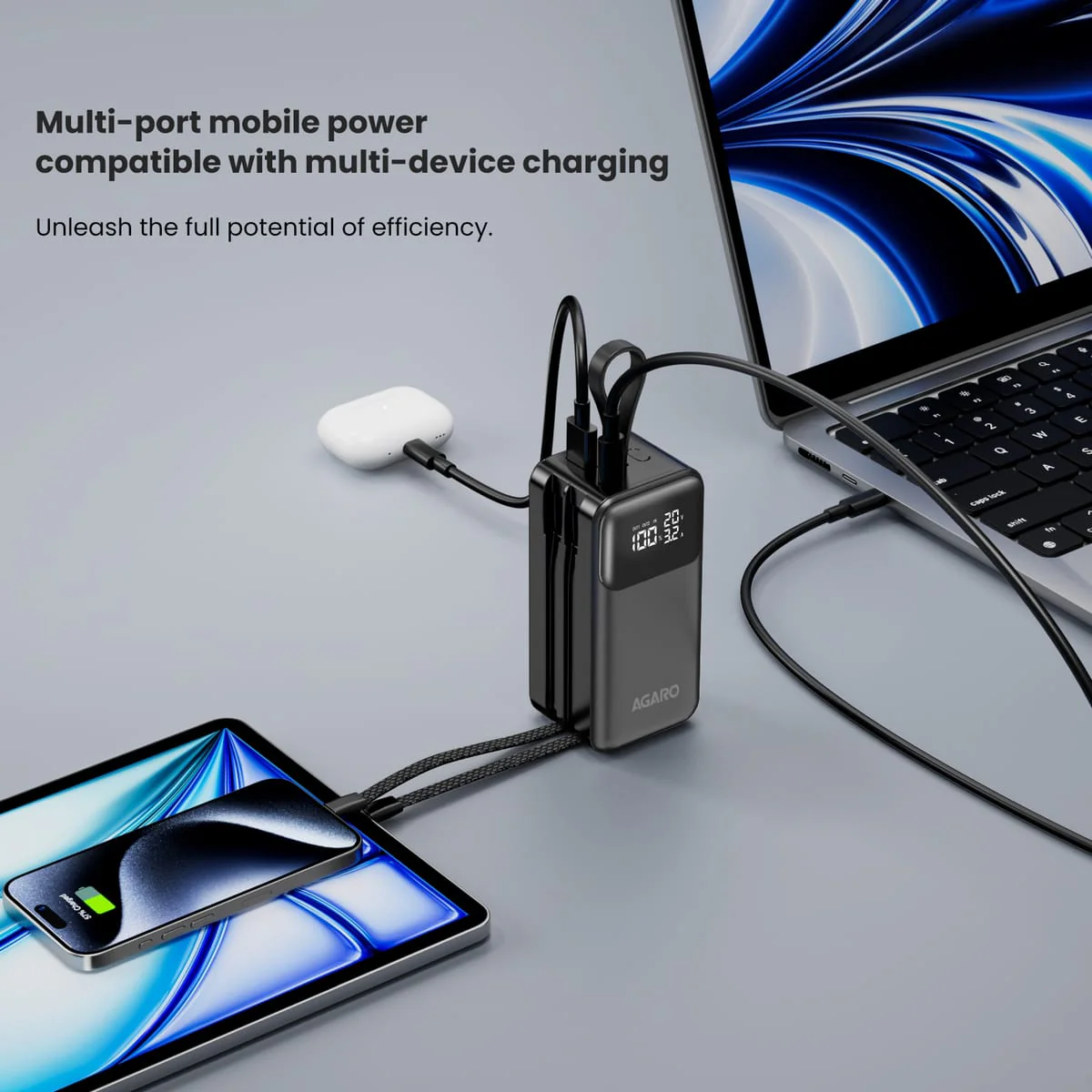 20000 mAh 65W 4-in-1 Power Bank - Image 6