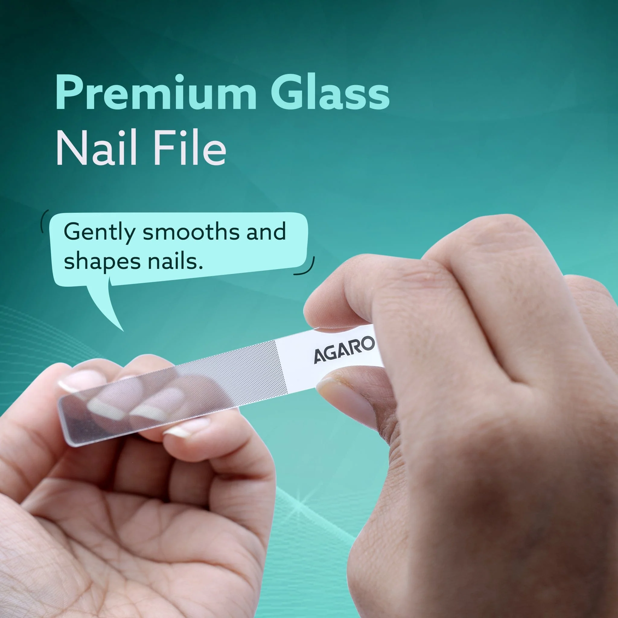 4-in-1 Nail Clipper Set – Manicure & Pedicure Kit with Fingernail & Toenail Clippers, Premium Glass Nail File, Ergonomic Non-Slip Grip, Travel Case for Men & Women (Dark Green) - Image 8