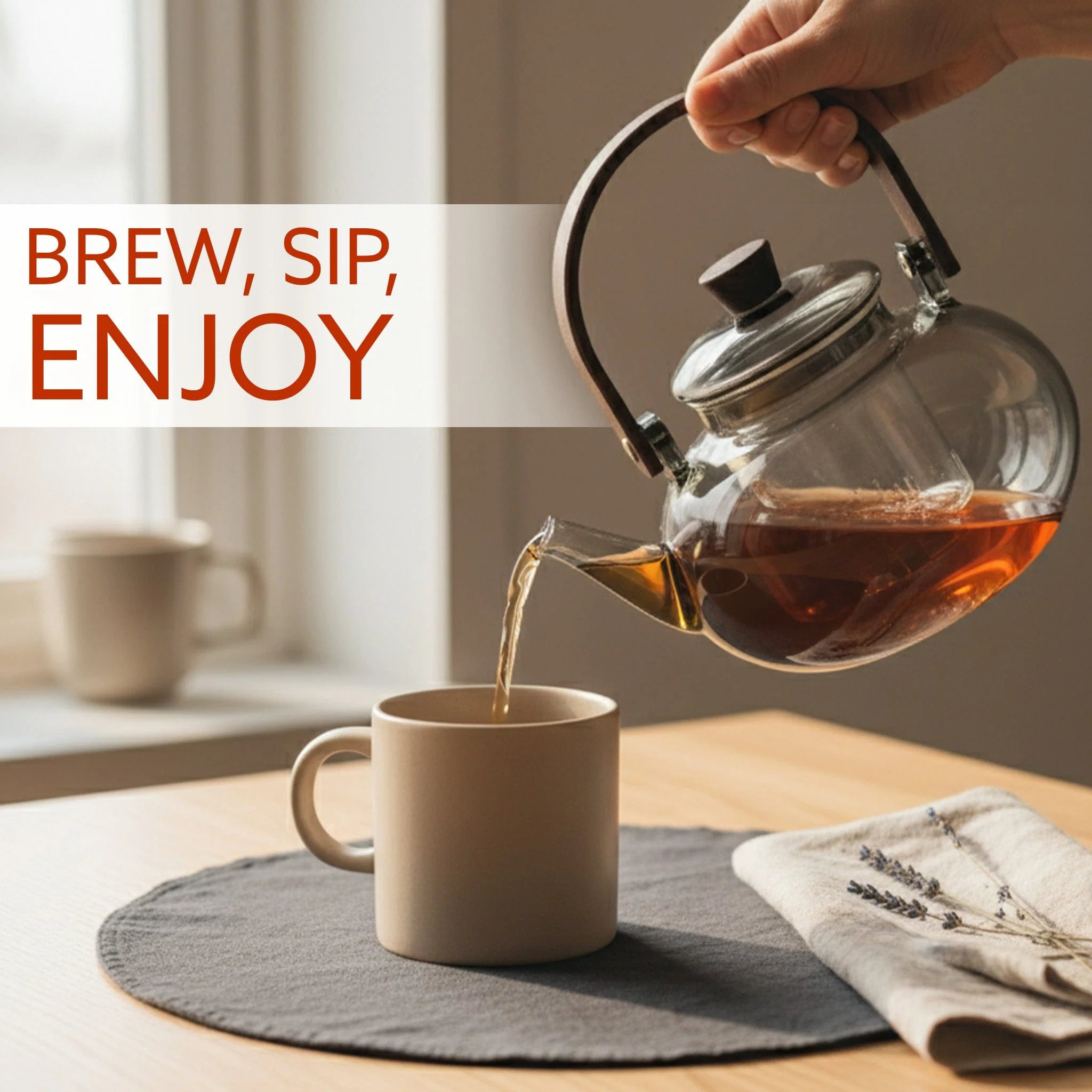 Adore Borosilicate Glass Kettle 900ml | Heat Resistant, Durable Clear Glass, Stovetop & Microwave Safe, Ideal for Tea, Coffee, Water & Hot Beverages - Image 3