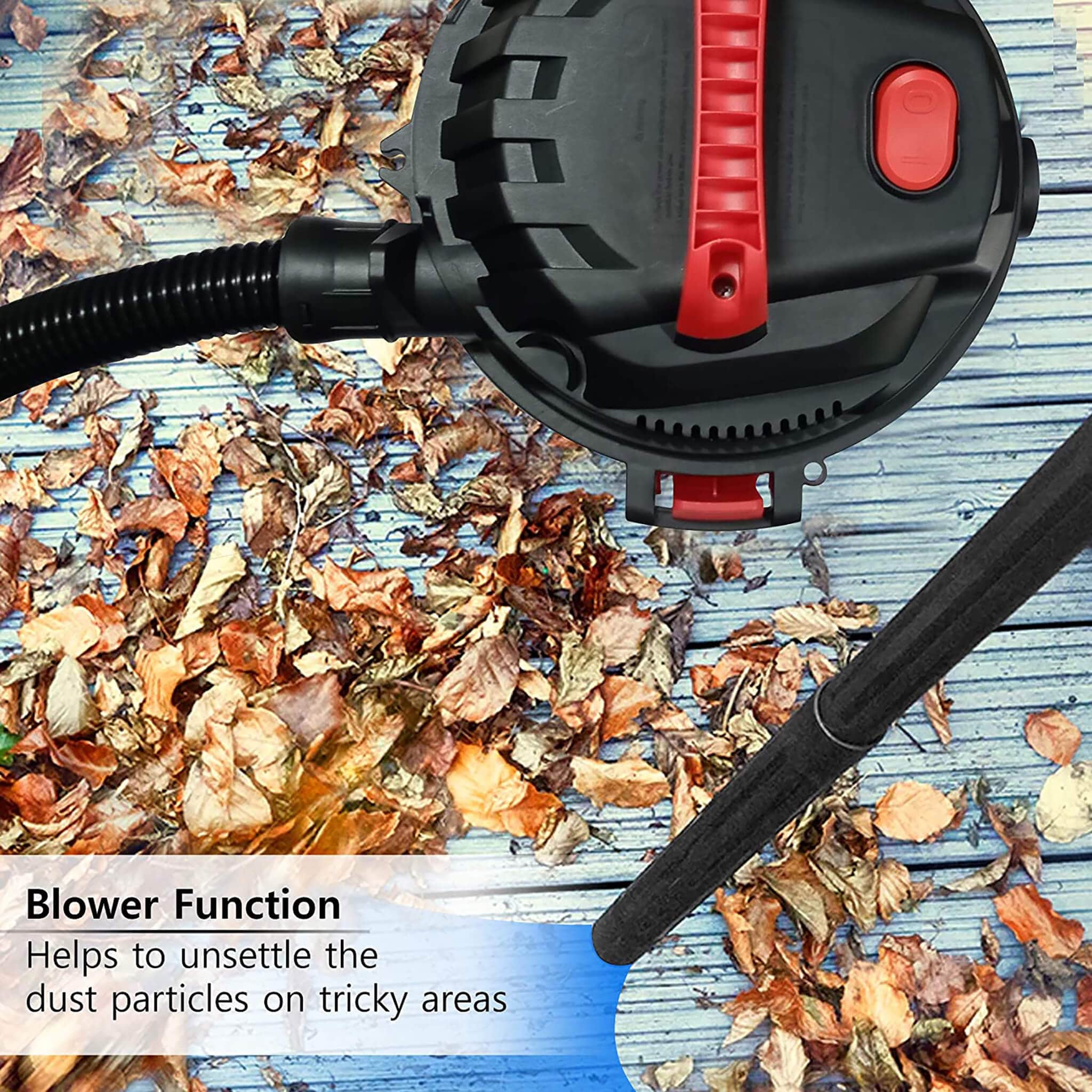 Rapid Vacuum Cleaner,1000W,Wet&Dry,for Home, Plastic Body,Red,10 Liter, Cartridge - Image 4