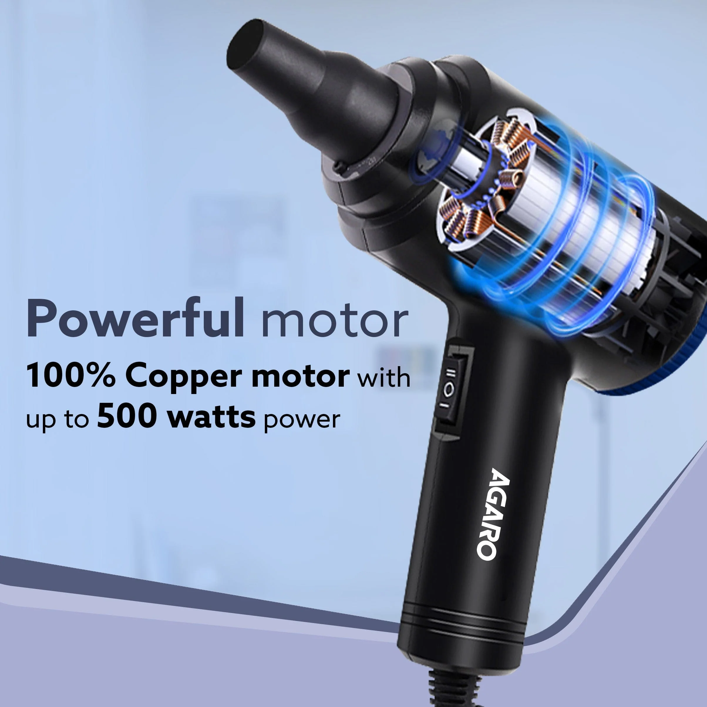 Compressed Air Duster, AD1719, Air Blower, Black - Image 4