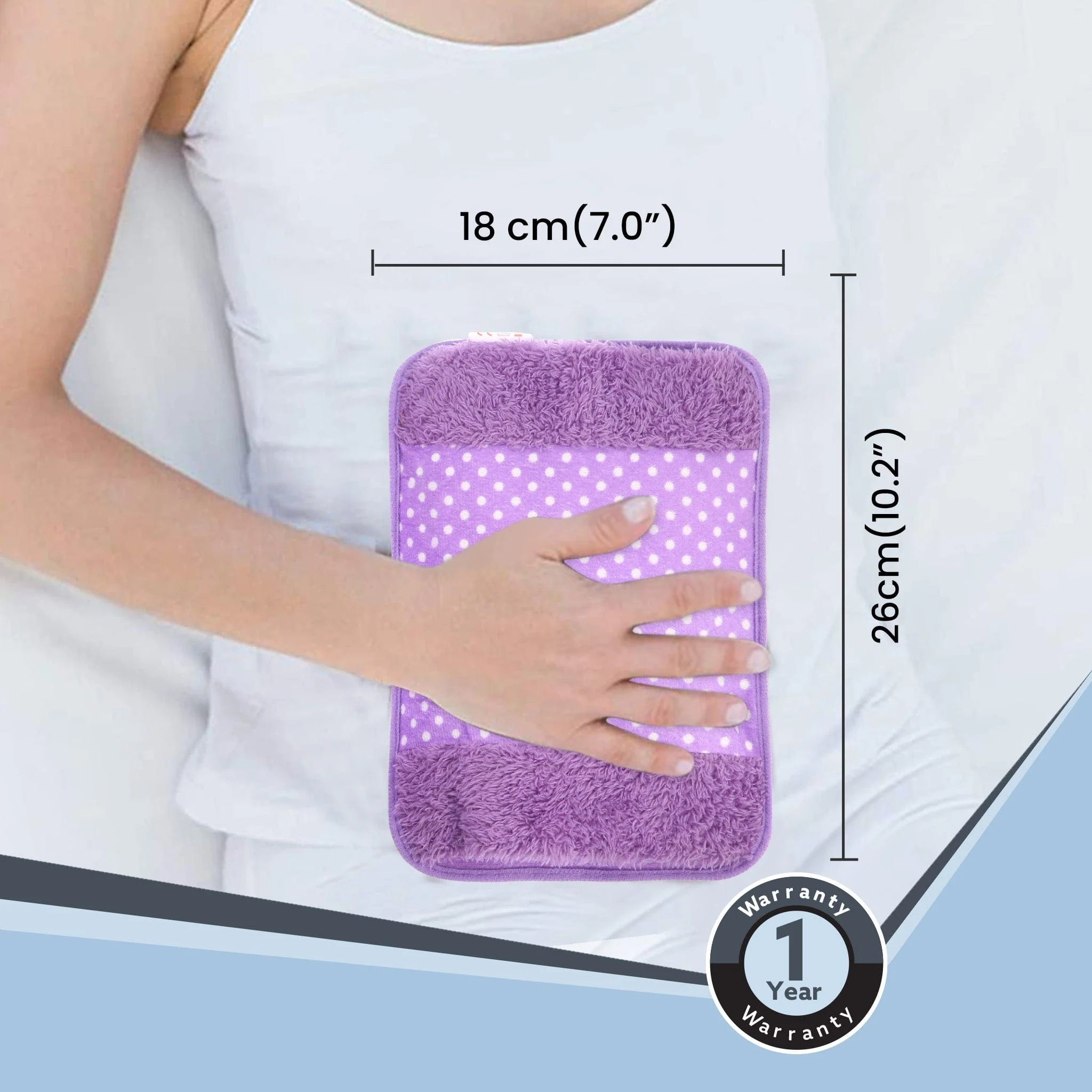 Electric Hot Water Bag HB361, For pain relief, heating bag electric, Heating Pouch, Hot Water Bottle Bag, Heating Pad For Pain Relief, Muscle Stiffness - Image 5