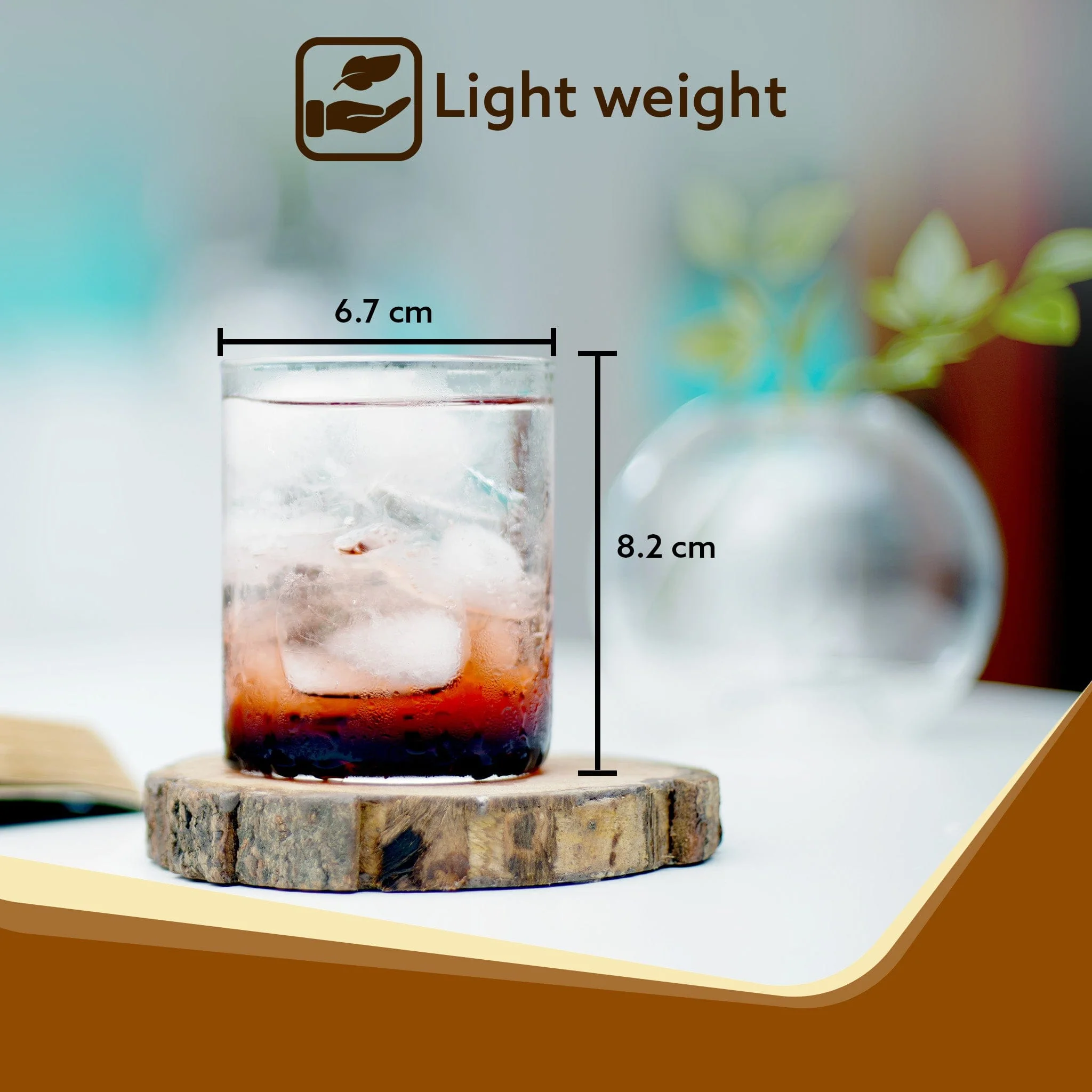Elite Borosilicate Glass Tumbler, Serves Water, Cold Drinks, Juice, Milk, Pack of 6, 255 ml,  Flame Proof Glasses, Microwave & Dishwasher Safe, Transparent - Image 6