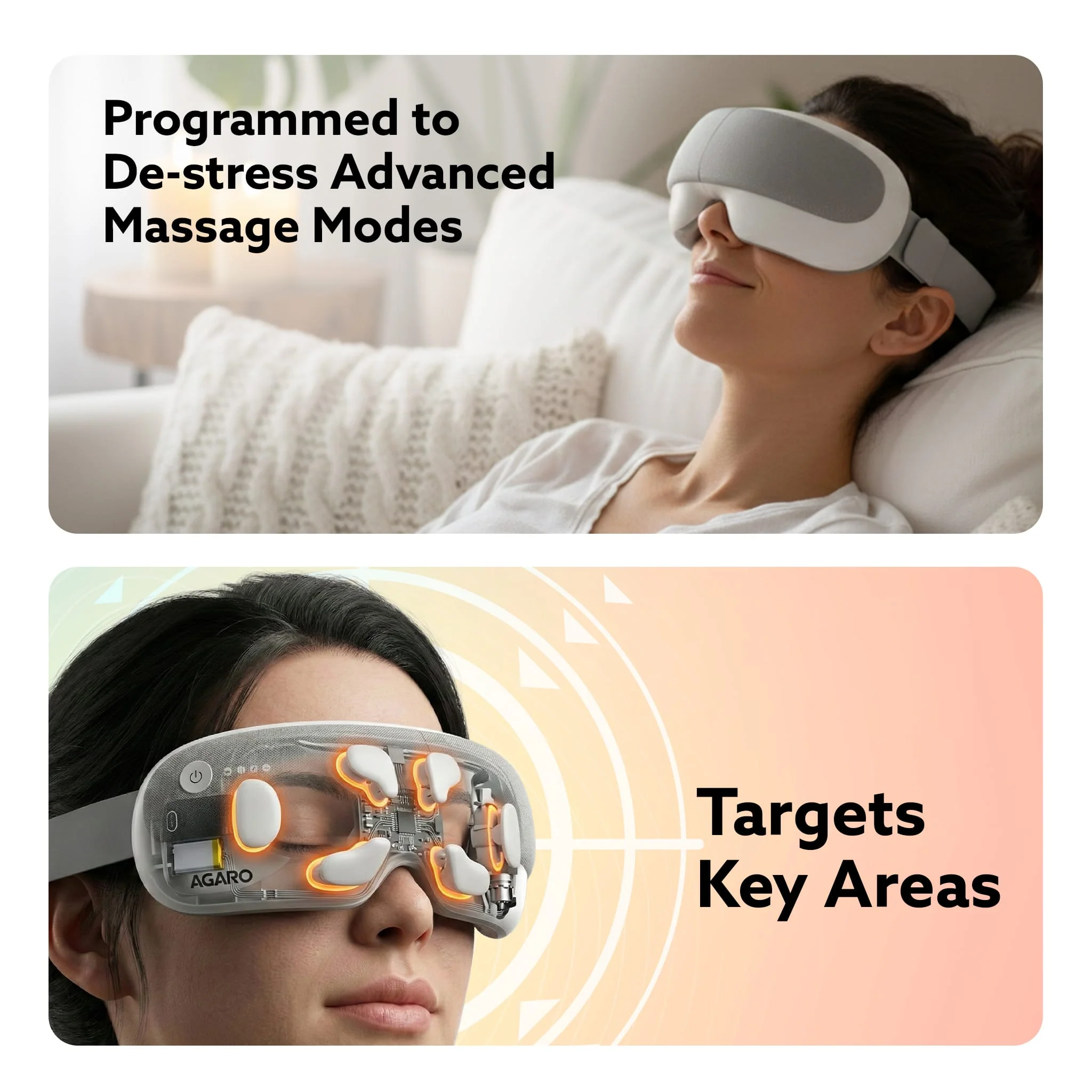 Elite Eye Massager with Air Compression, Rechargeable, Heat & Vibration - Image 8