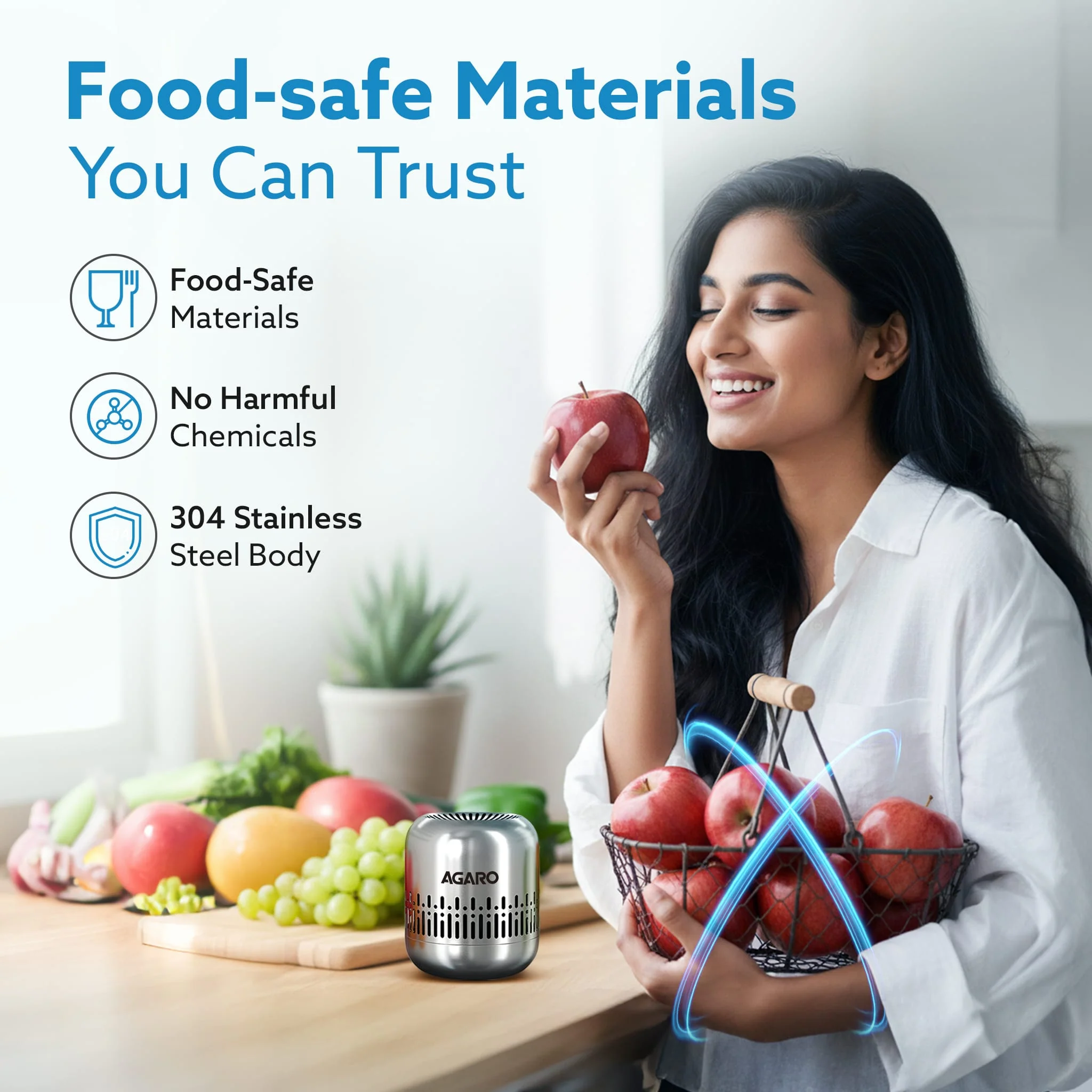 Elite Refrigerator Deodorizer, Nano-Catalytic & Chemical-Free Odour Eliminator - Image 5