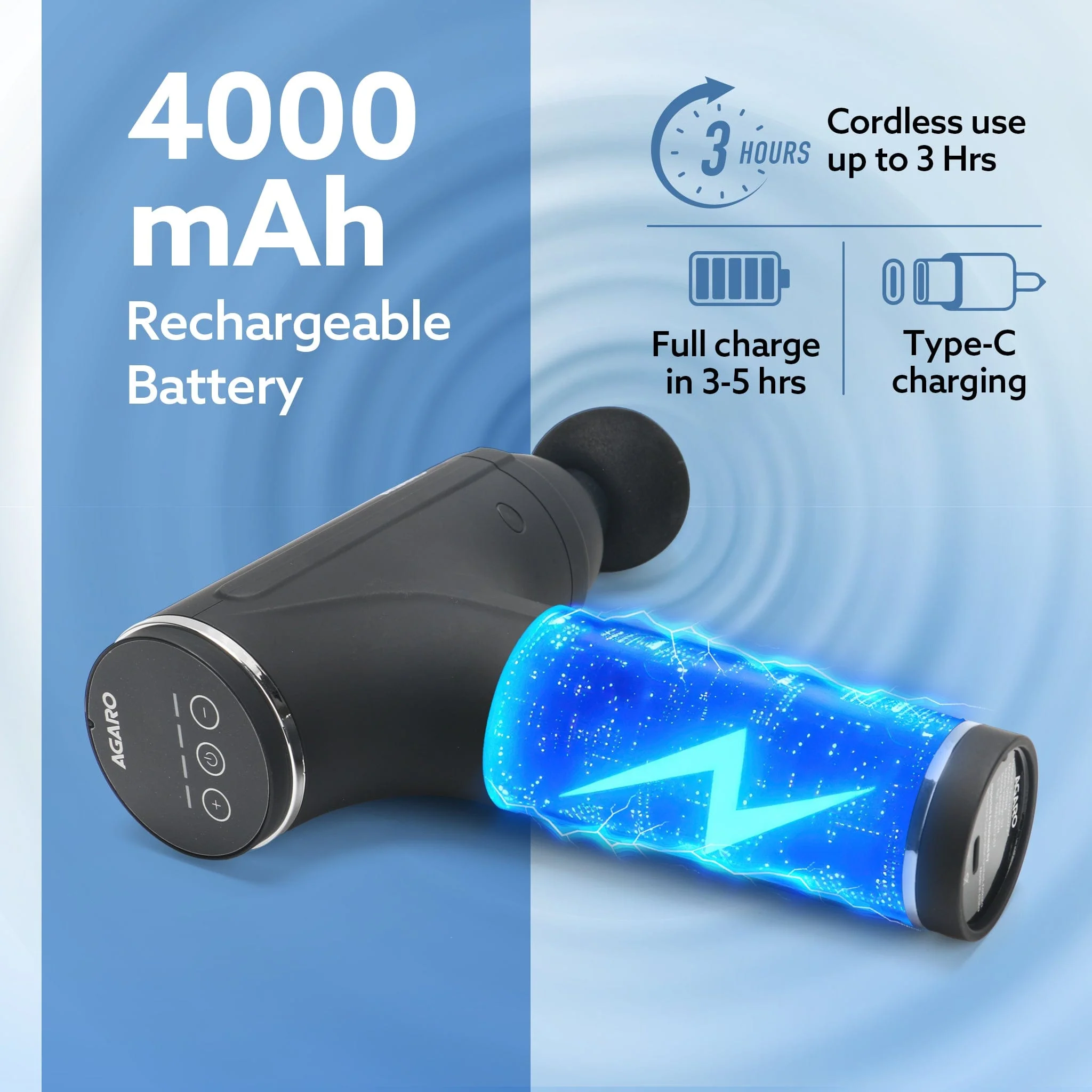 Galaxy Gun Massager ,Black - Image 5