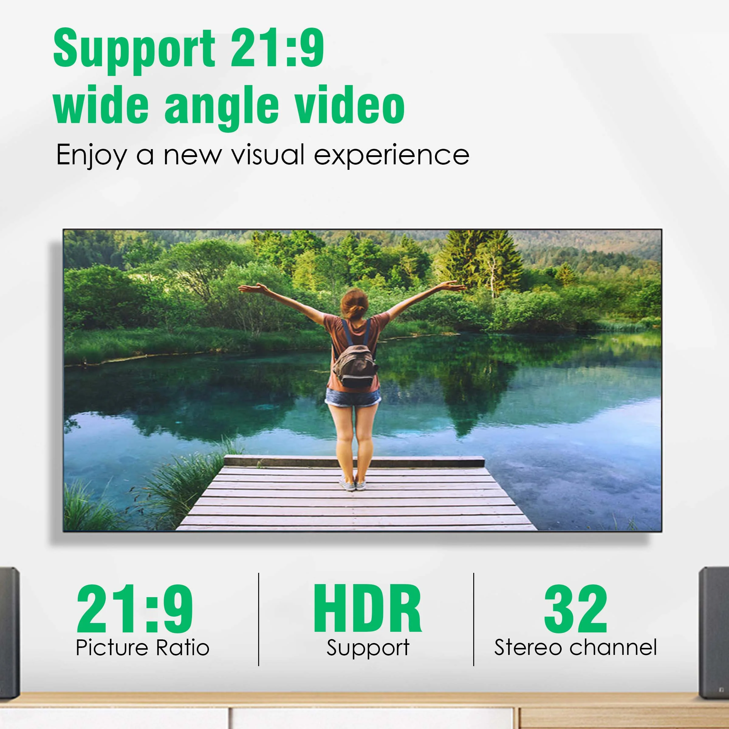 AGARO HDMI to HDMI Cable 3 Meters, HDMI 2.0, Premium High Speed, 18Gbps 4K@60Hz Support HDR, 3D, ARC, HDCP 2.2, Cotton Braided HDMI Cord for PS5/PS4/Xbox/Apple TV/Projector - Image 5