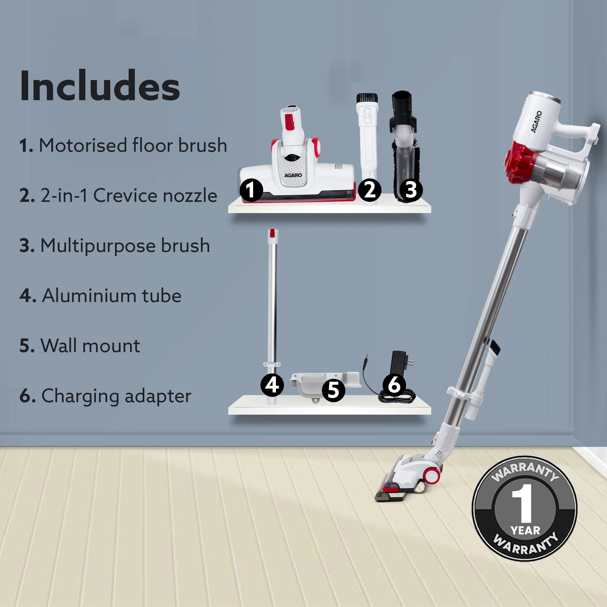 Regency Cordless Stick Vacuum Cleaner - Image 7