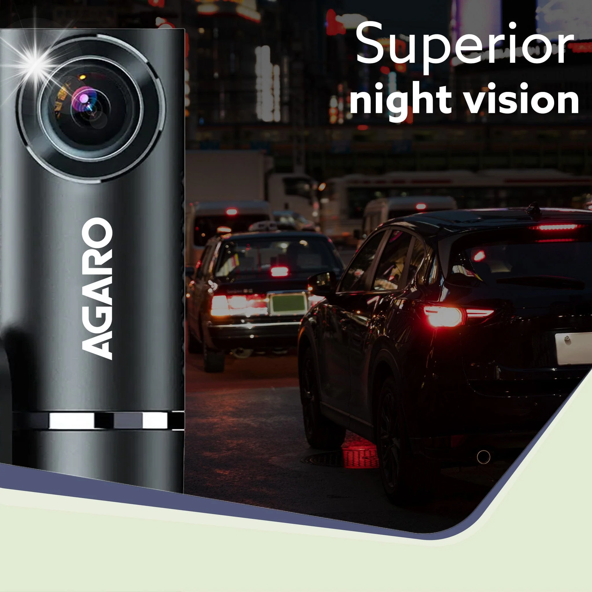 Alpha Car Dash Camera, Dashboard Recorder, 3MP, 140 Degree Wide Angle, F2.1 Aperture, Full HD, Voice Recorder, 128 GB SD Card Support, Night Vision, G Sensor, Wifi, Loop Recording, DIY Set Up - Image 3