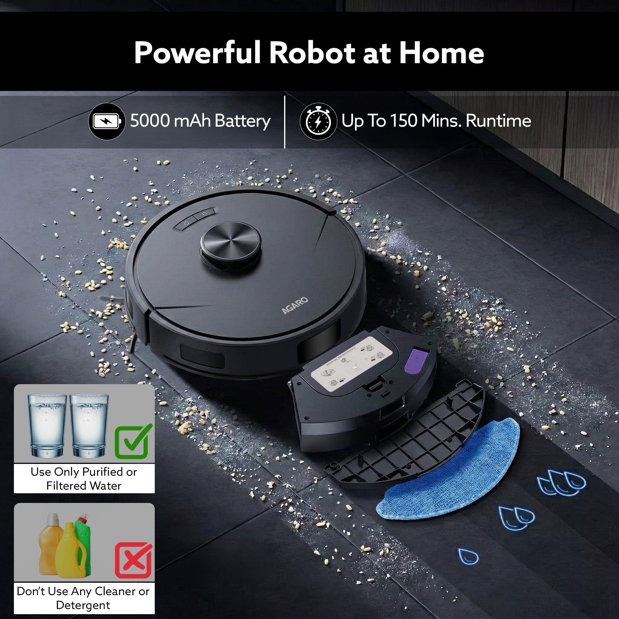 Alpha Pro Robot Vacuum Cleaner - Image 3