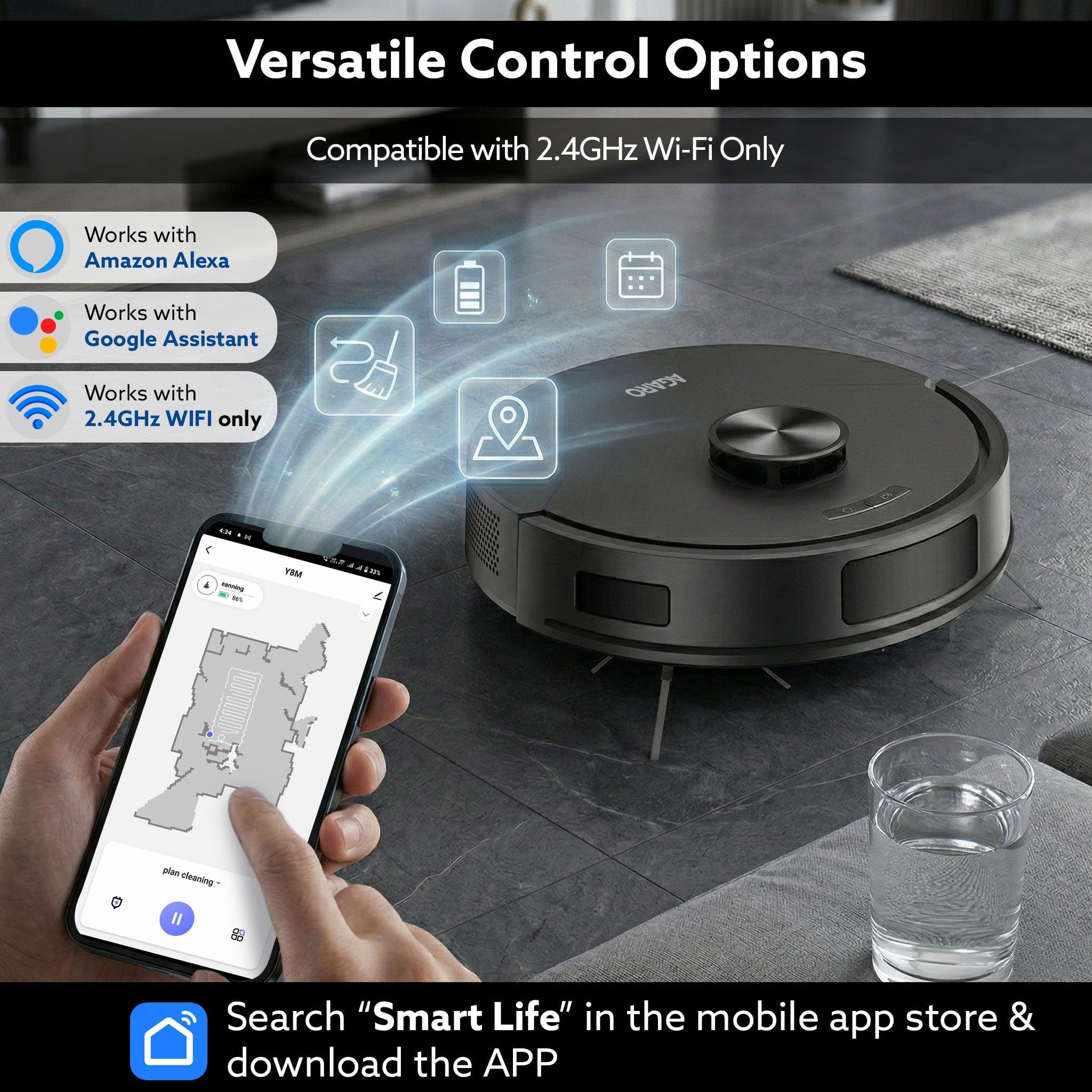 Alpha Pro Robot Vacuum Cleaner - Image 7