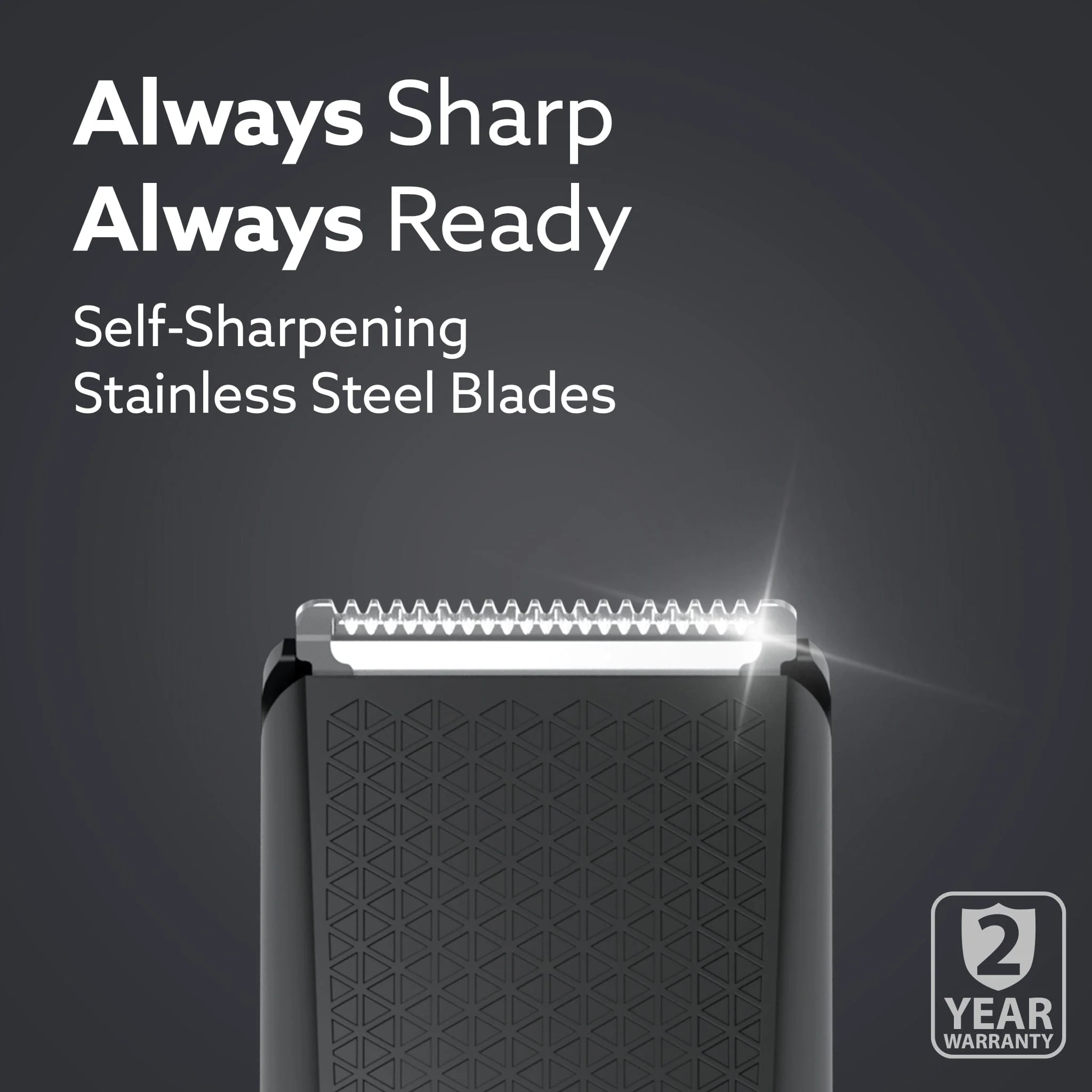 Beard Trimmer MT5005, 90 mins run time with Type C, 6 comb attachments, Self sharpening blades | Trimmer for Men - Image 3