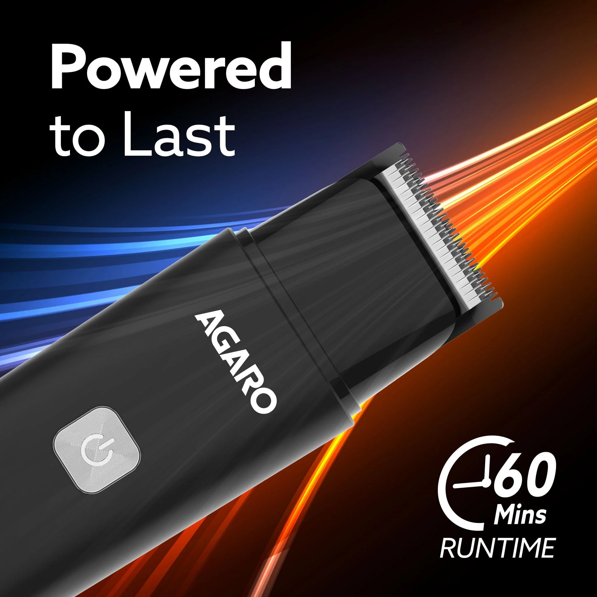 Beard Trimmer MT7007, 60 mins run time with Type C, 2pcs limit comb - 1mm & 3mm, Protective Cap, Washable Trimmer Head | Trimmer for Men - Image 5