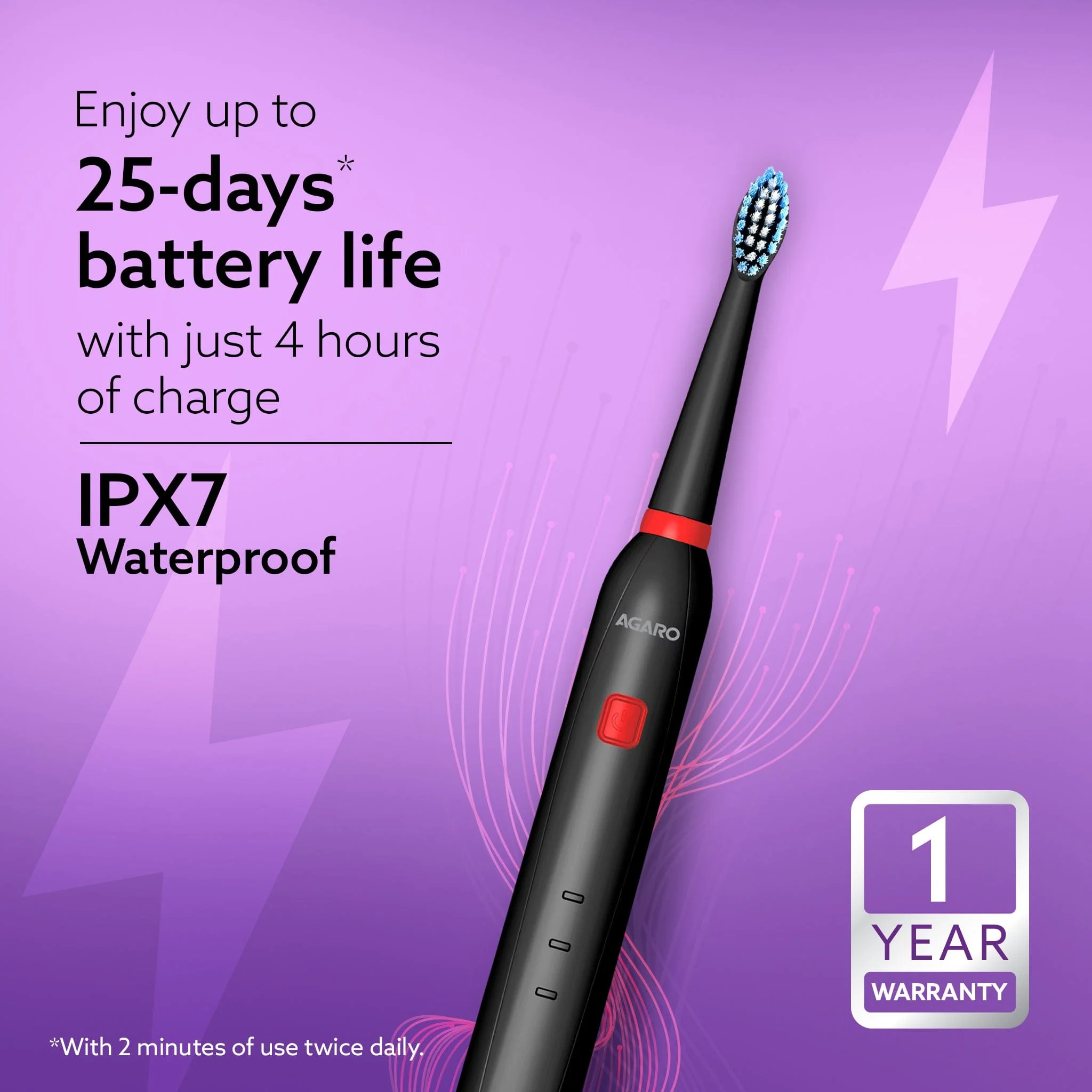 Cosmic Lite Sonic electric toothbrush for adults - Image 10