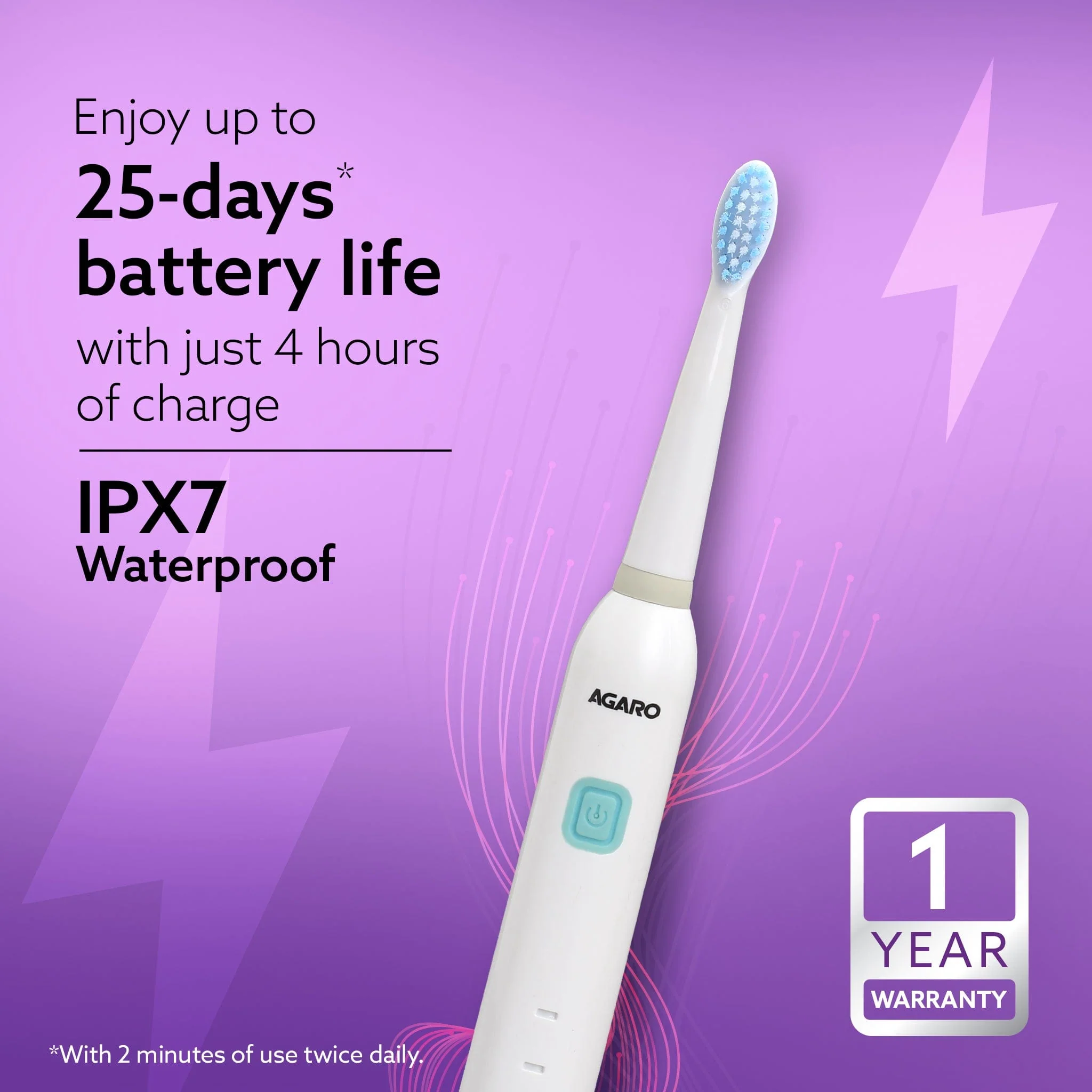 Cosmic Lite Sonic electric toothbrush for adults - Image 4