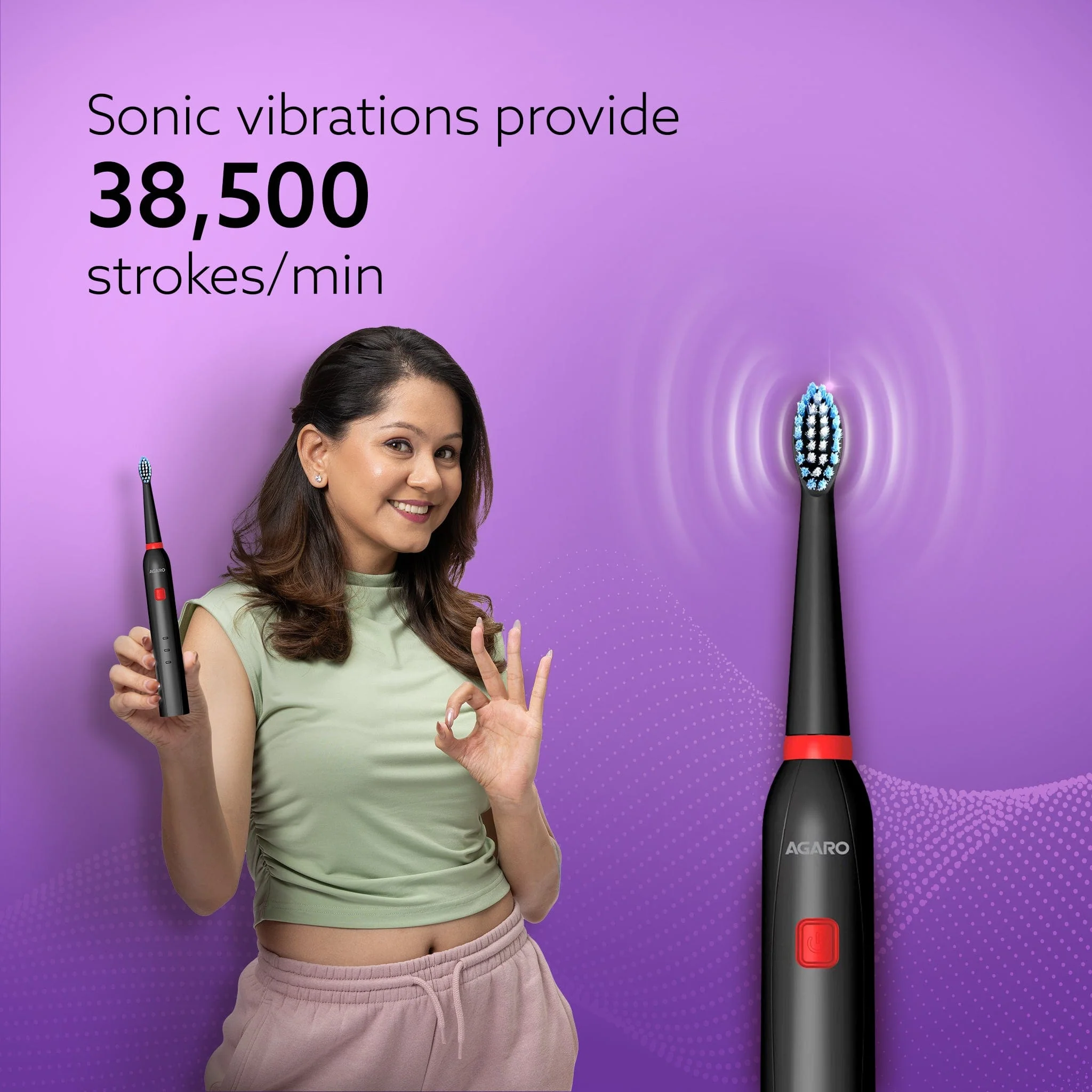 Cosmic Lite Sonic electric toothbrush for adults - Image 8