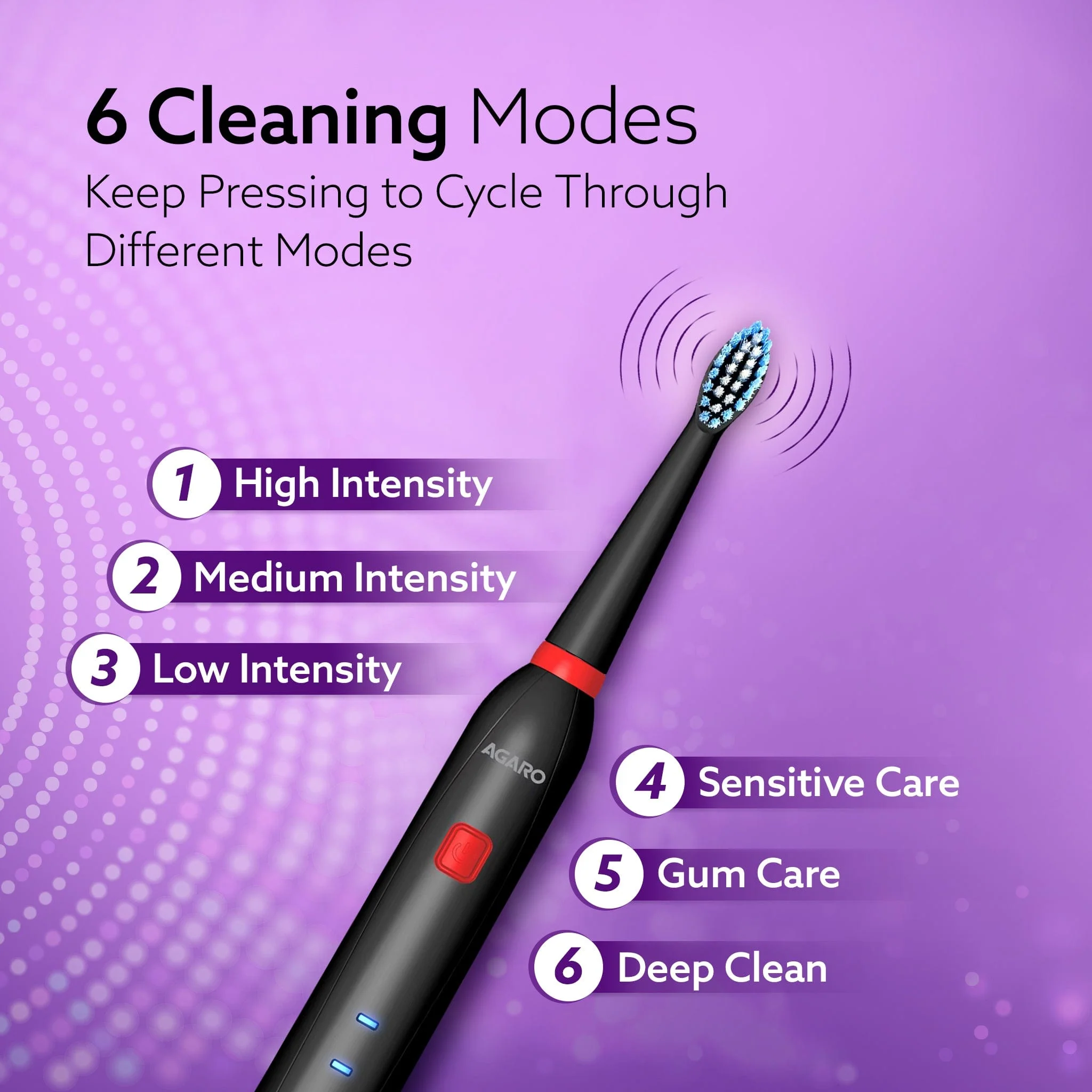 Cosmic Lite Sonic electric toothbrush for adults - Image 9