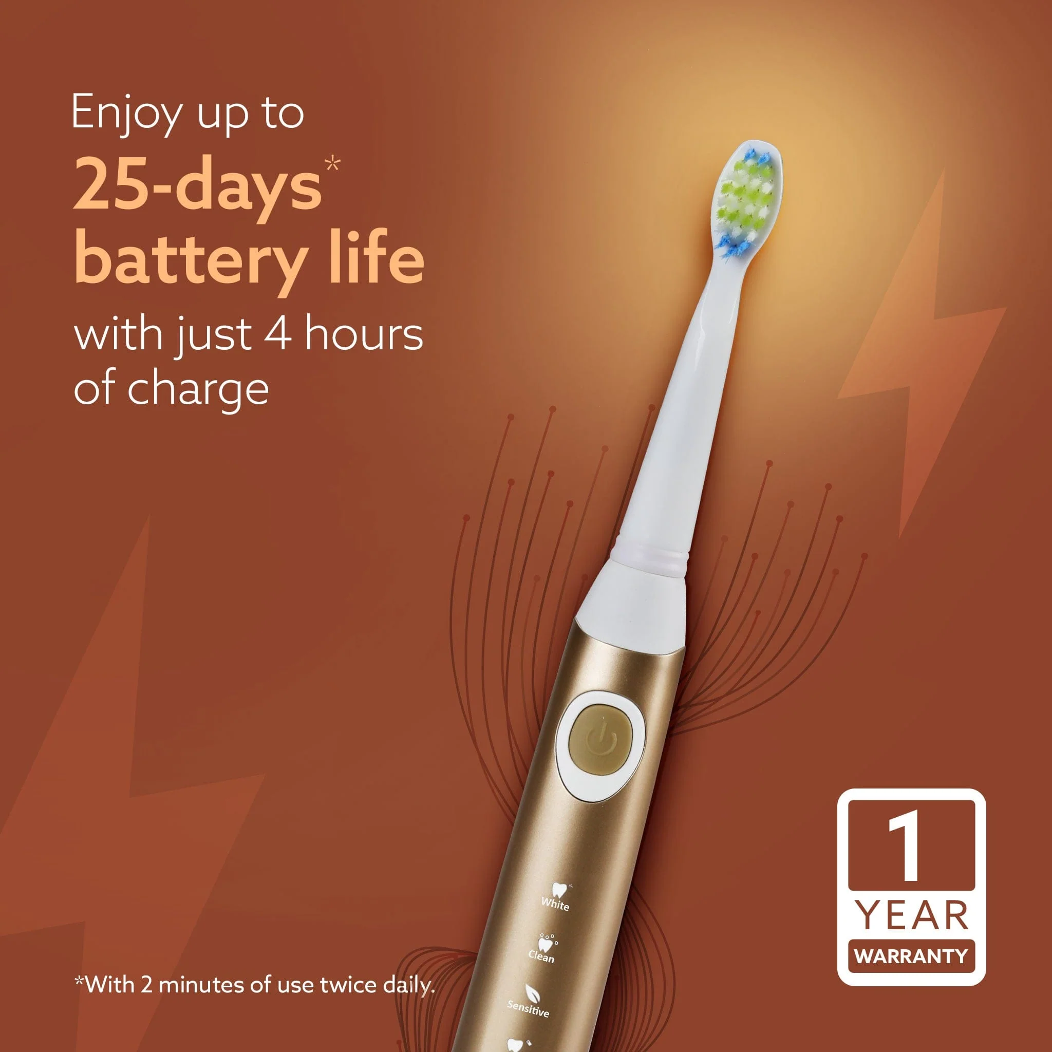 Cosmic Max Sonic electric toothbrush for adults - Image 10