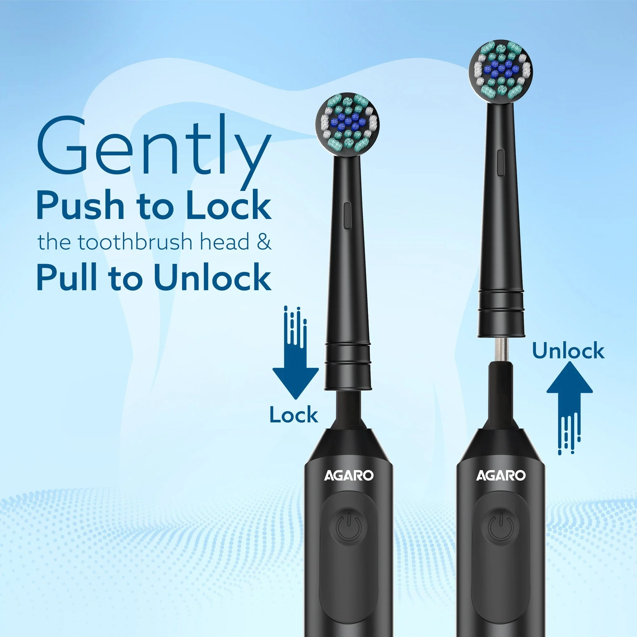 Cosmic Oscillating Brush Head Refill 4pcs | Soft-bristle toothbrush for effective plaque removal and a healthier smile. - Image 4