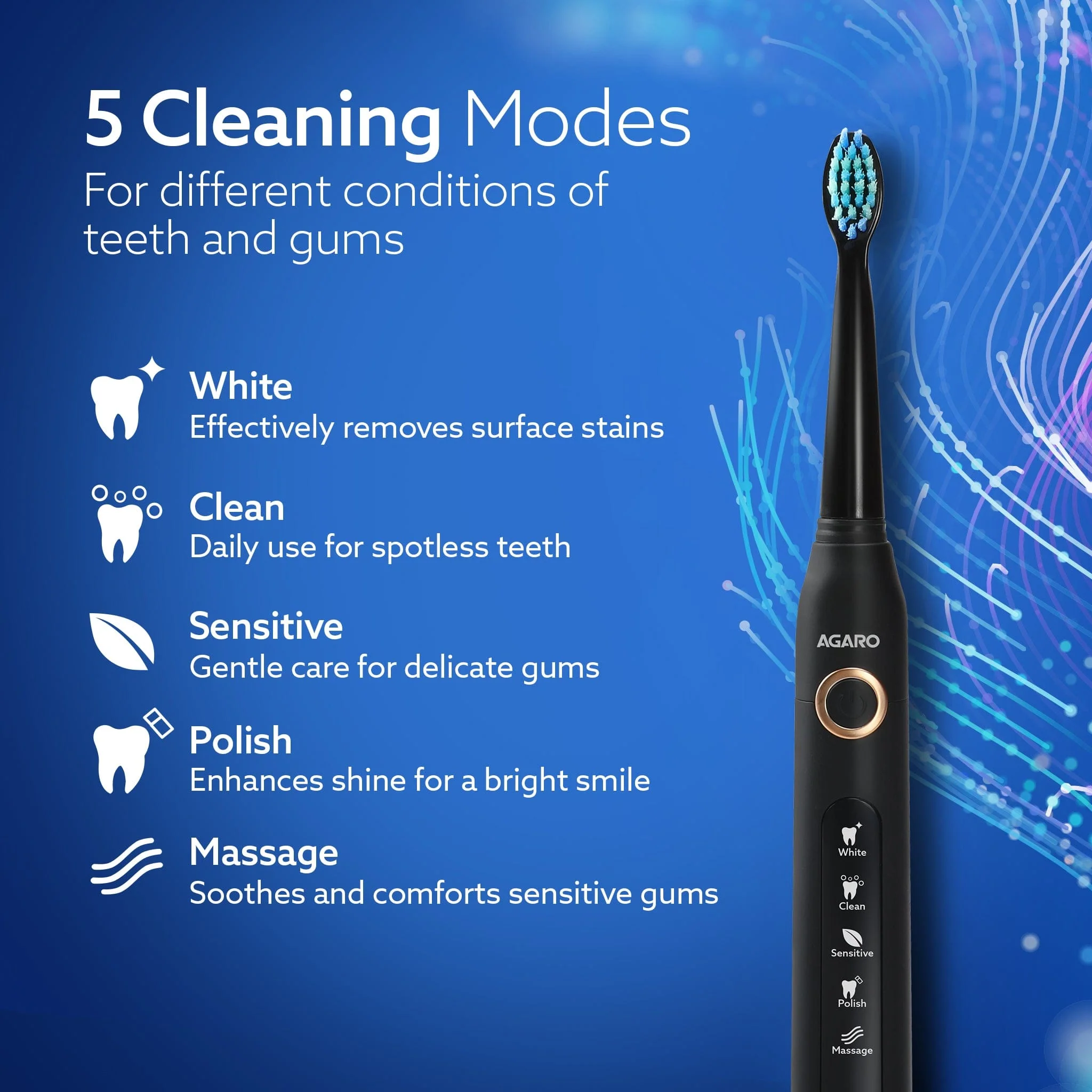 Cosmic Sonic electric toothbrush for adults - Image 3