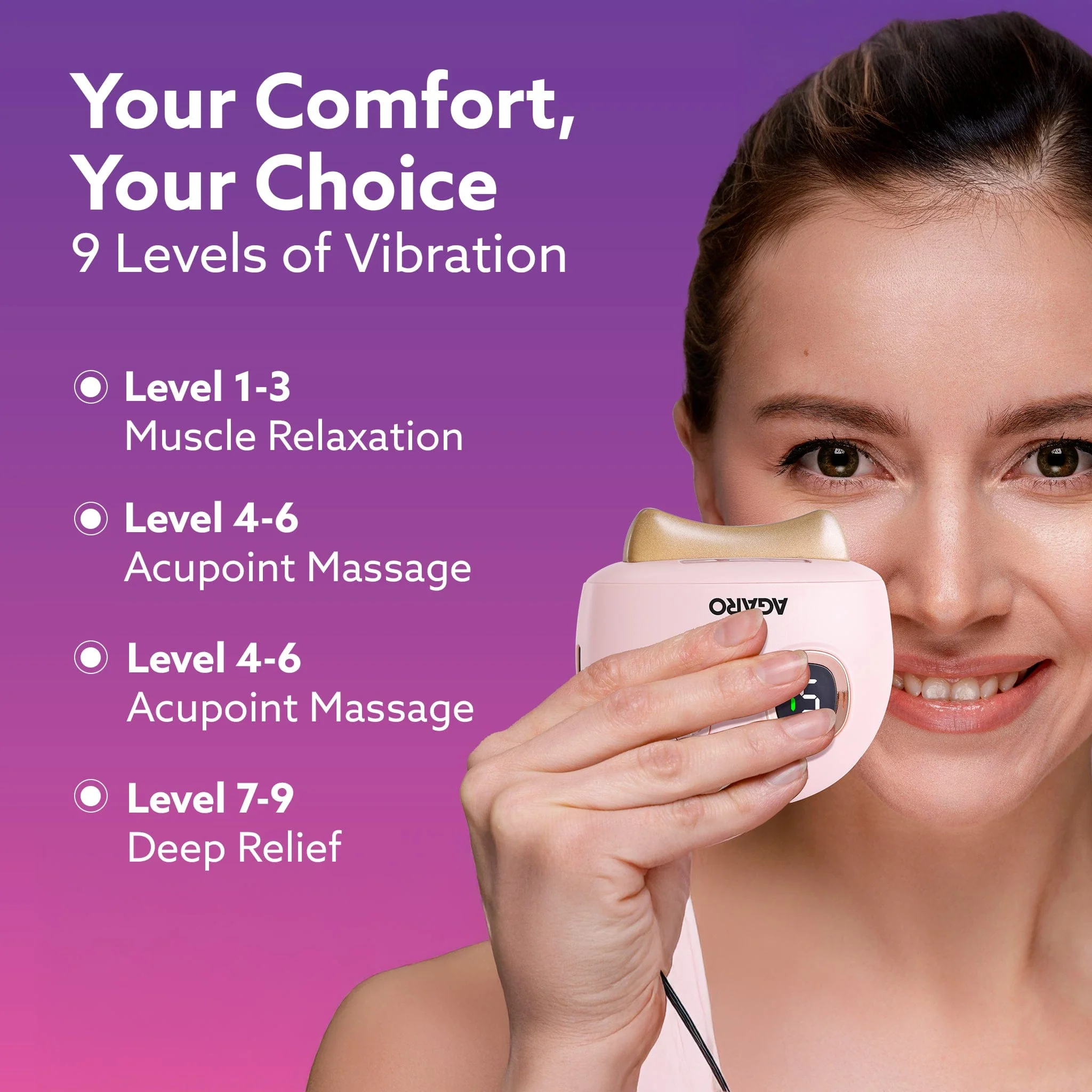 Electric Gua Sha Massager 1719 blends traditional skincare with modern tech. With 9 modes, red light therapy, sonic pulses, and heat therapy, it helps reduce acne, smooth wrinkles - Image 4