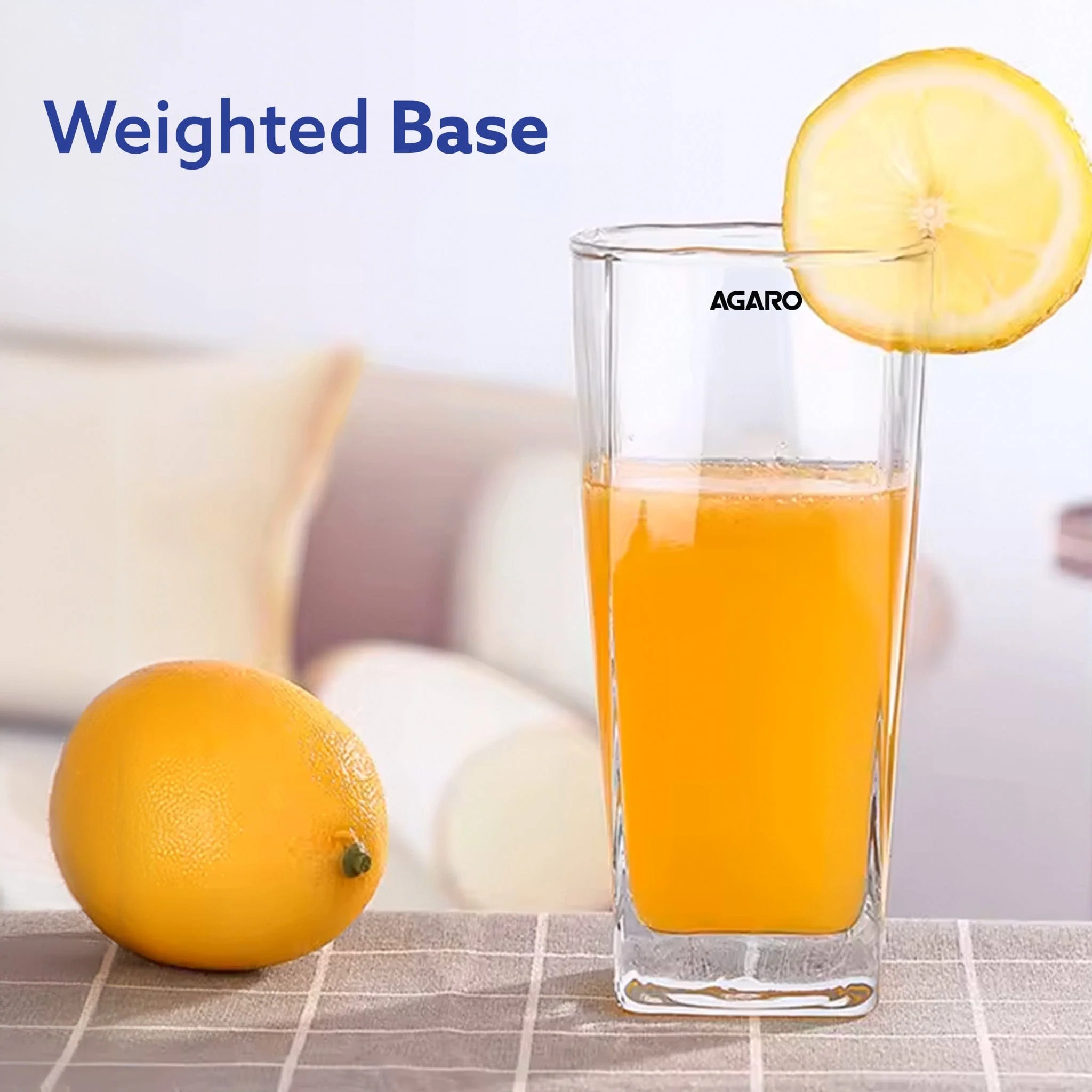 Elegant 260 ml Glasses Set of 6, Transparent Drinking Water Glass Set, Glass Tumbler for Water, Cold Drink, Juice, Dishwasher Safe, for Daily Use & Gifting - Image 4