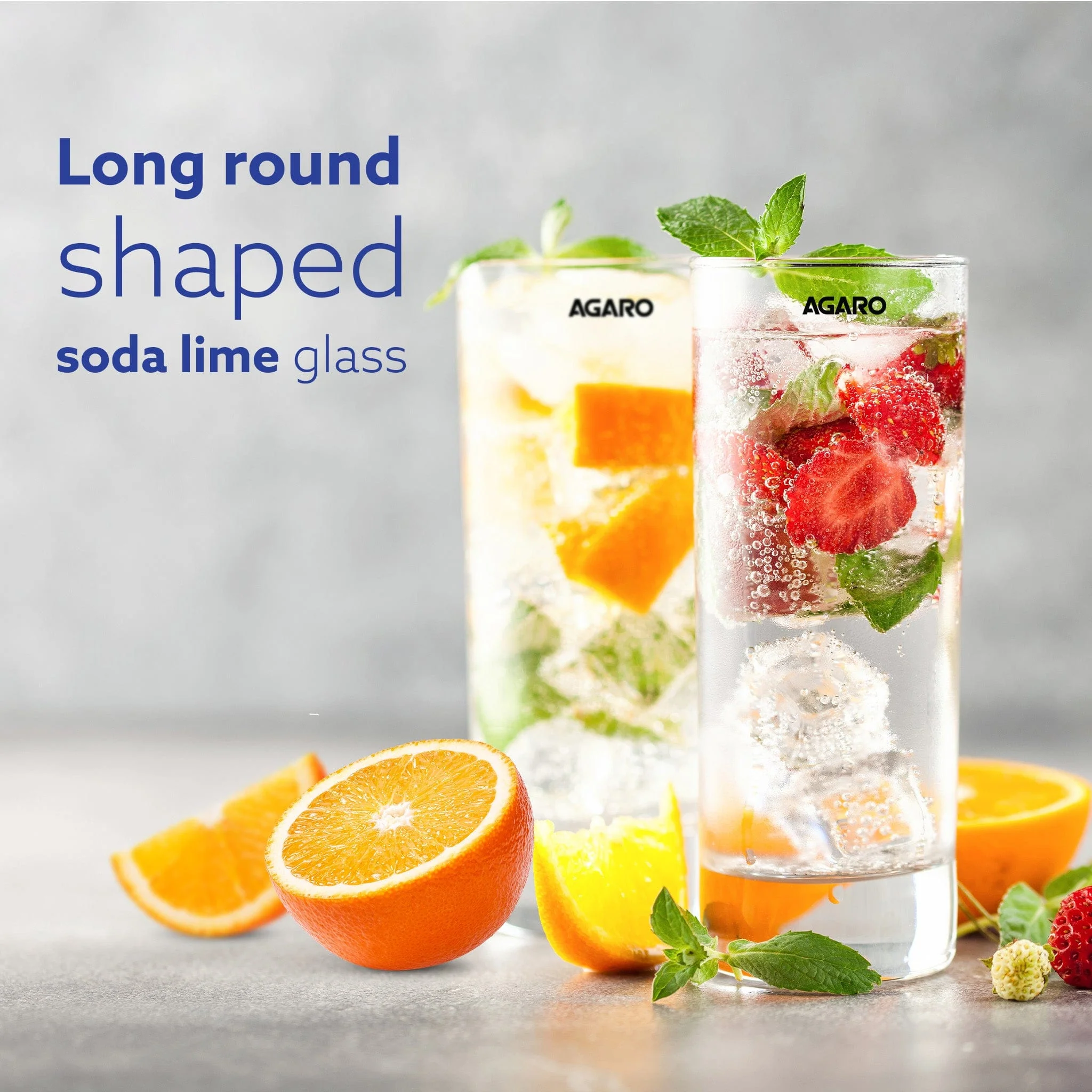 Elegant 290 ml Glasses Set of 6, Transparent Drinking Water Glass Set, Glass Tumbler for Water, Cold Drink, Juice, Dishwasher Safe, for Daily Use & Gifting - Image 3