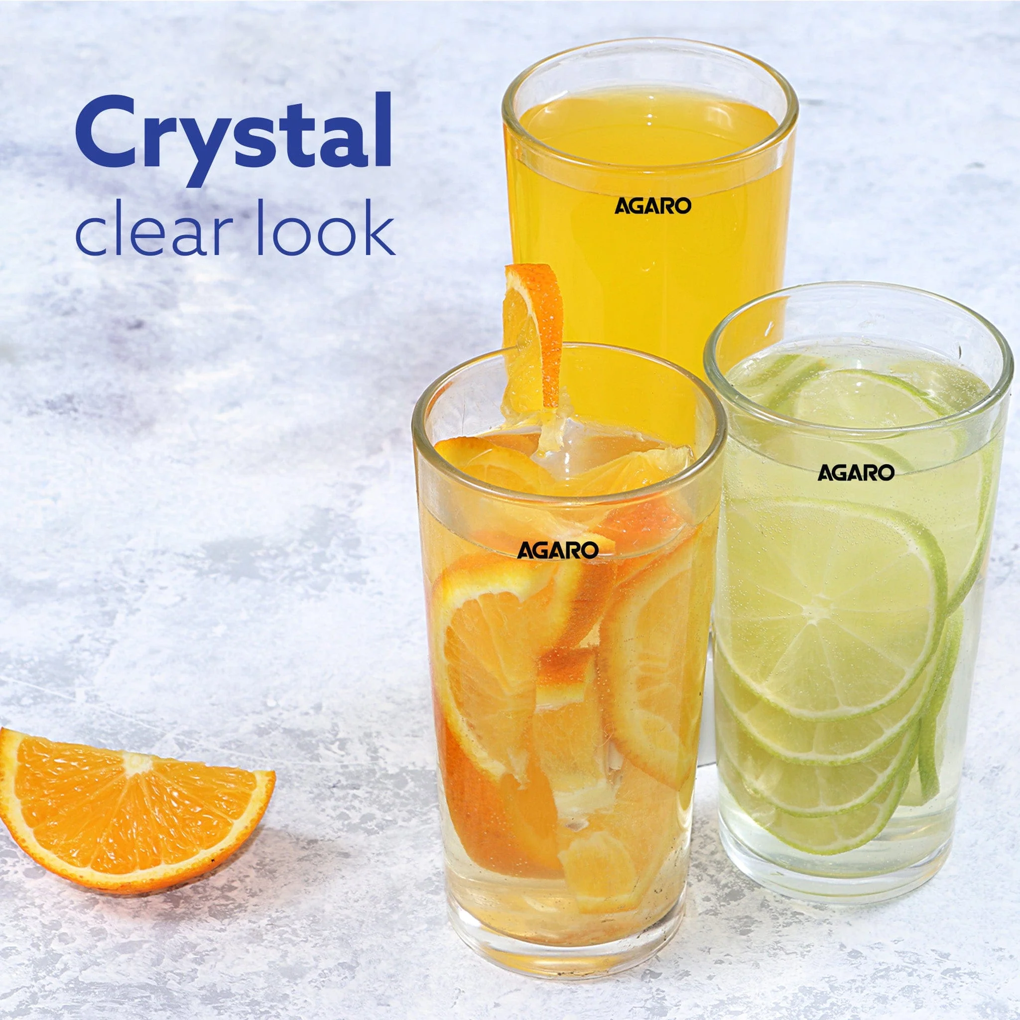 Elegant 290 ml Glasses Set of 6, Transparent Drinking Water Glass Set, Glass Tumbler for Water, Cold Drink, Juice, Dishwasher Safe, for Daily Use & Gifting - Image 5