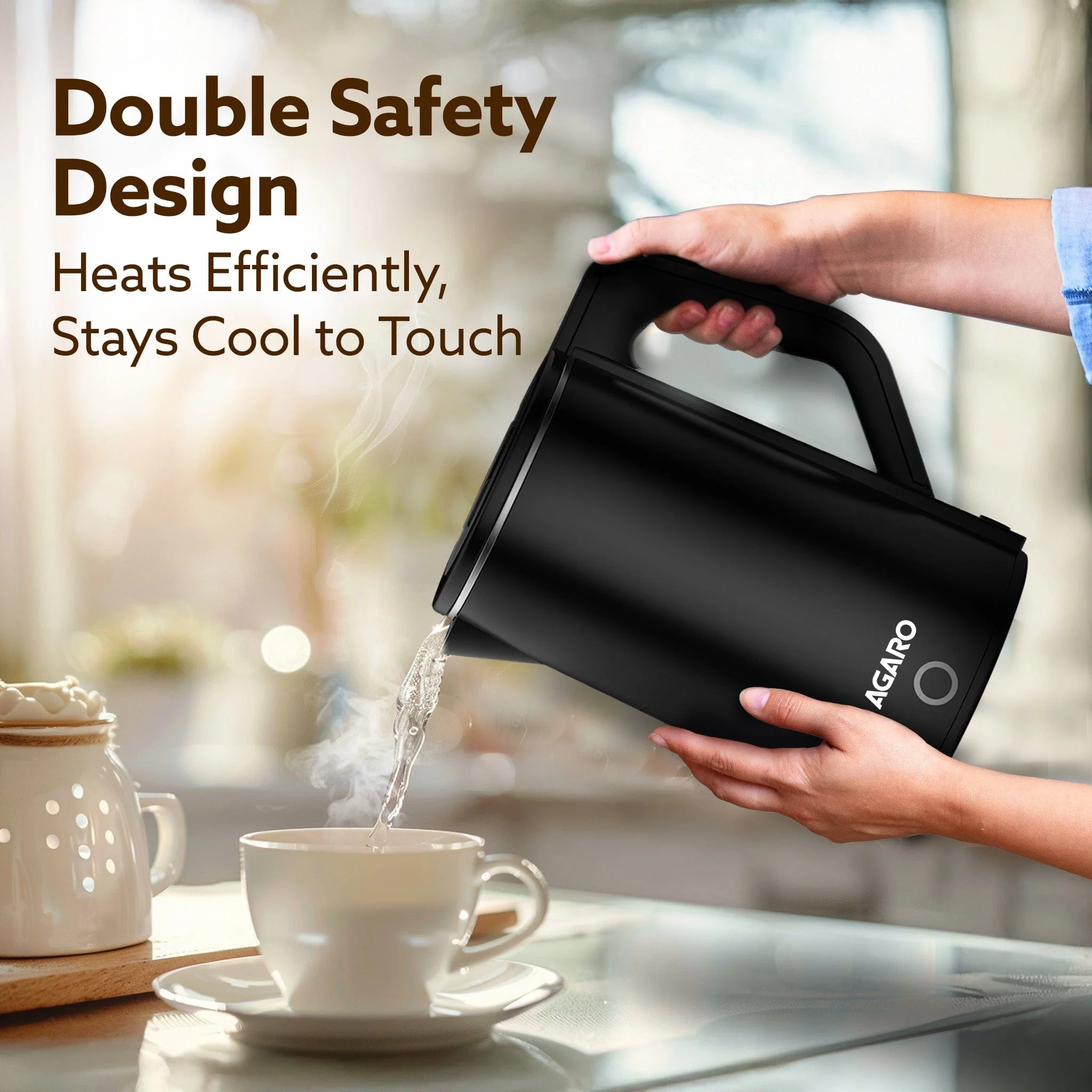 Elegant Electric Kettle  - 1.8L - Black |  Buy Electric Kettles Online in India at Best Price - Image 3