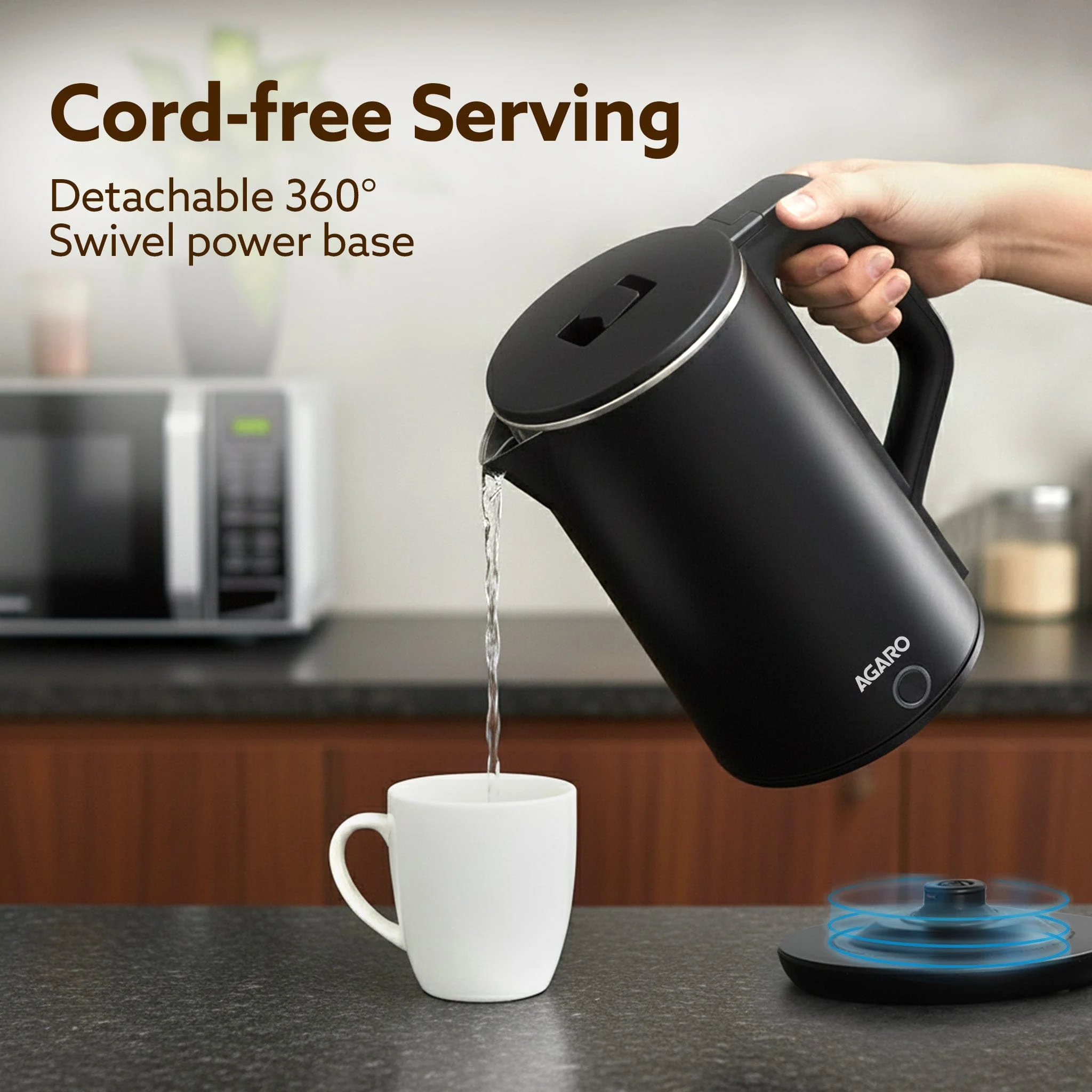 Elegant Electric Kettle  - 1.8L - Black |  Buy Electric Kettles Online in India at Best Price - Image 5
