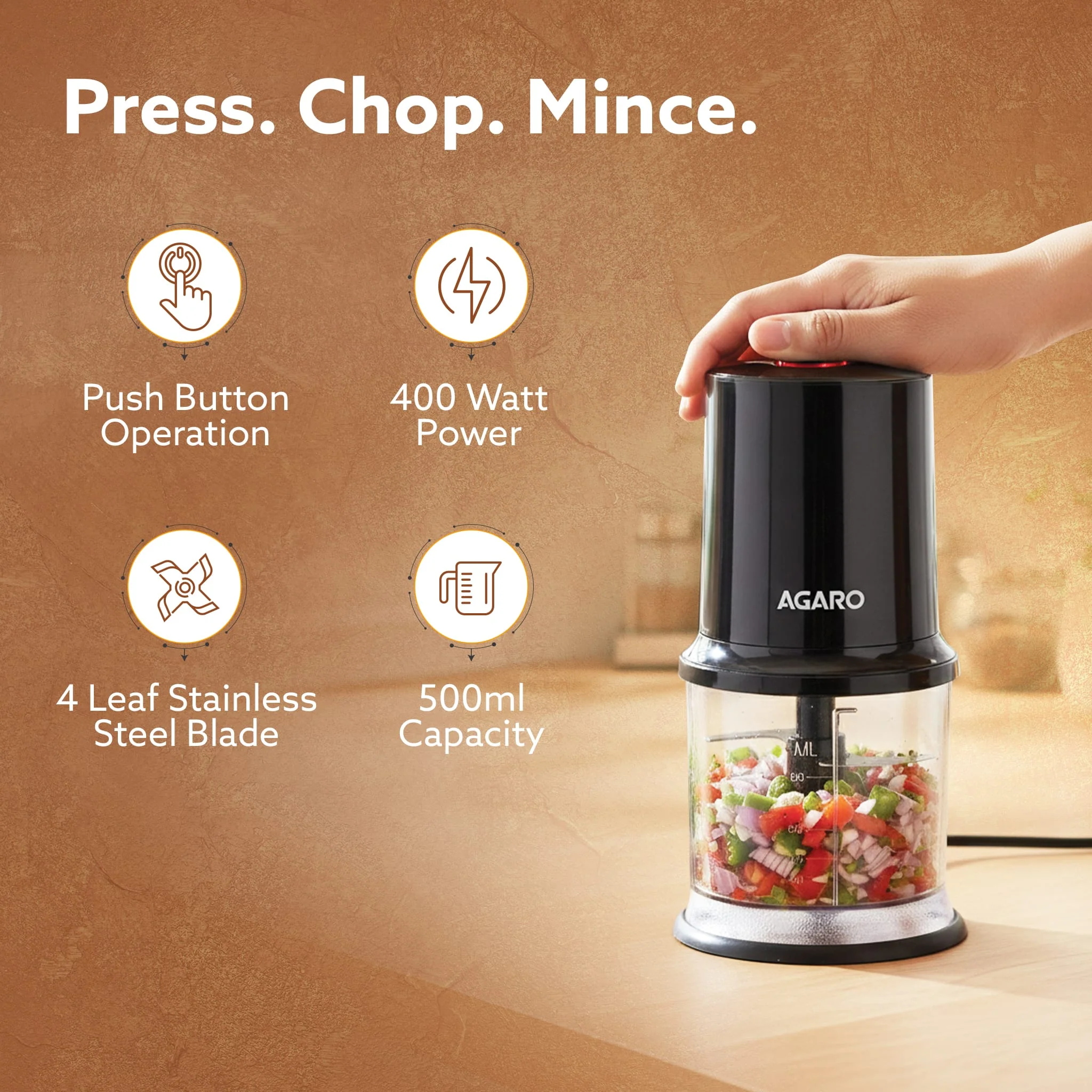 Elegant Vegetable Chopper | Buy Vegetable Chopper online at best prices in India - Image 4