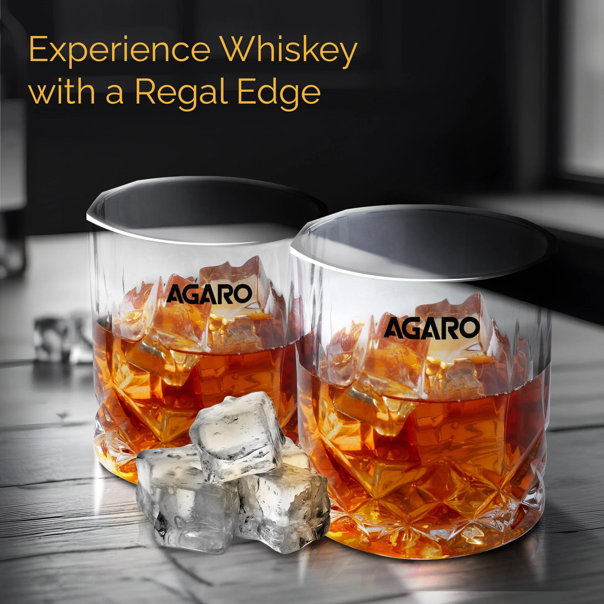 Elegant Whiskey Glass, Set of 6, 325ML, Diamond Cut Design, Crystal Clear, Perfect for Scotch, Whisky, Bourbon, Liquor, Wine, Cocktail Drinks - Image 5