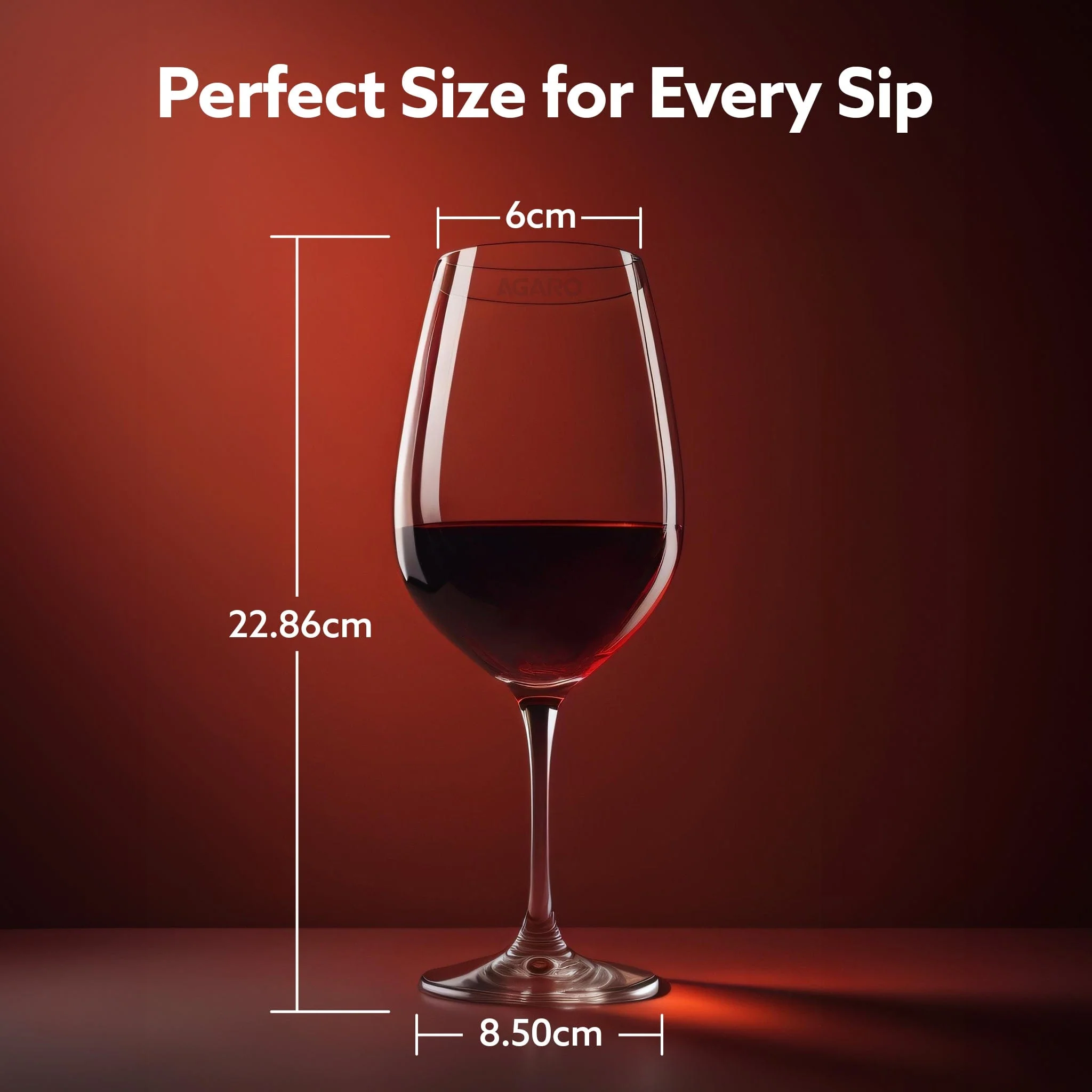 Elegant Wine Glass 390ml, Set of 6, Whisky, Vodka, Tequila, Liquor, Wine Tasting, Cocktail, Home, Bar - Image 5