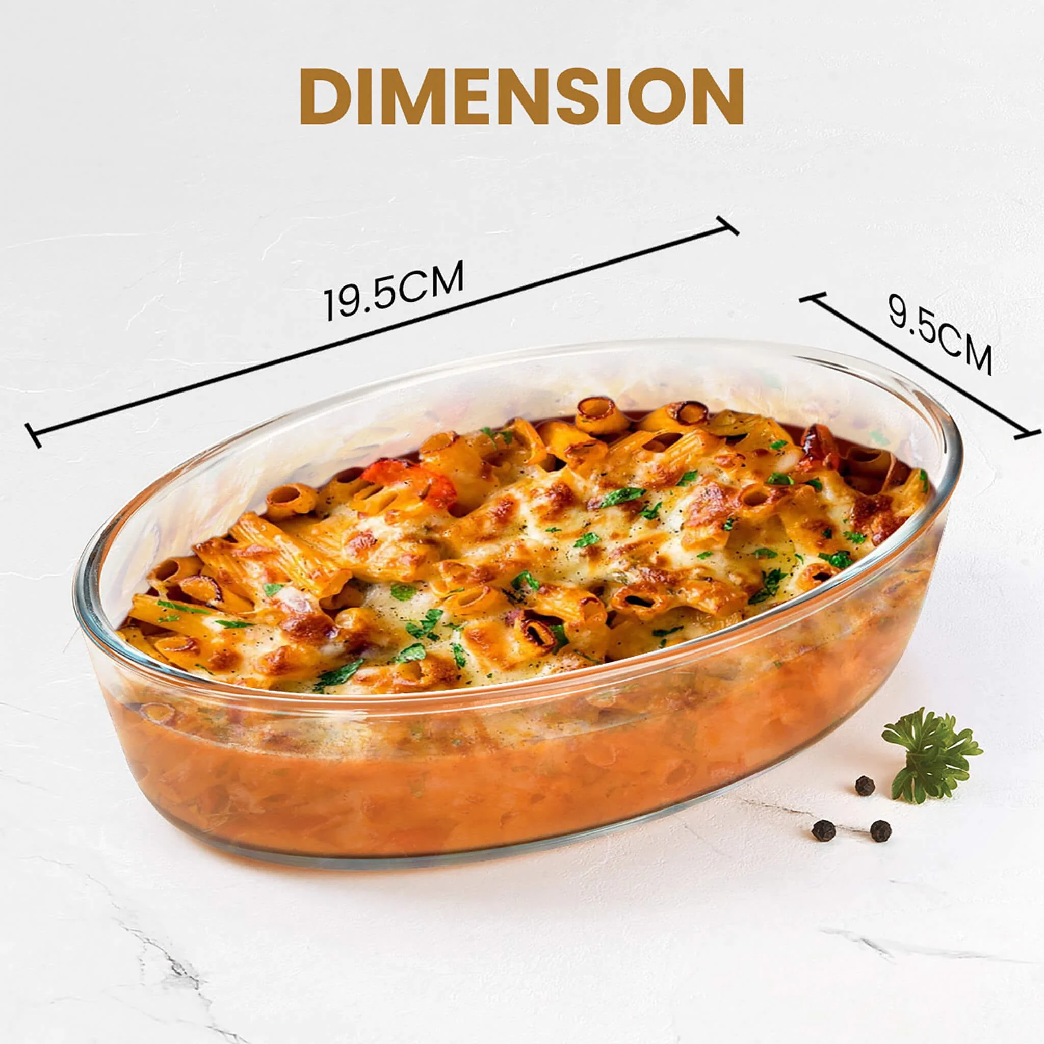 Elite Glass Baking Tray - 1600ml - Image 5