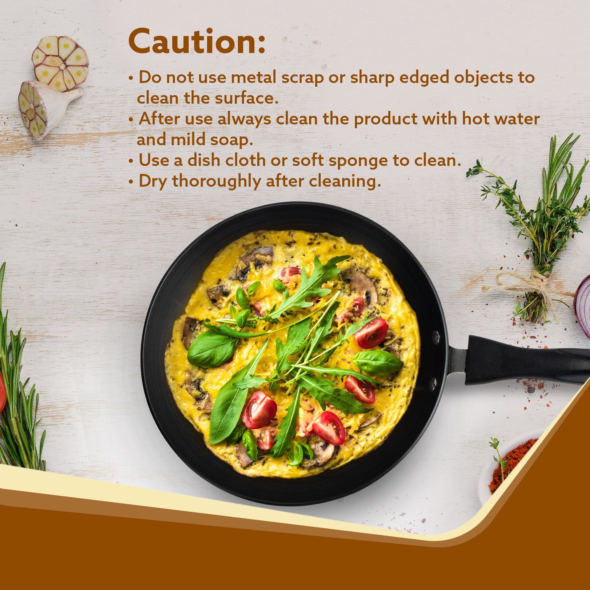 Elite Hard Anodised Tapper Frying Pan, 1.5L Capacity, 24 cm Diameter, Gas Oven Compatible, 3 mm thick plate, Riveted handle, Frying, Cooking, Serving, Black - Image 5