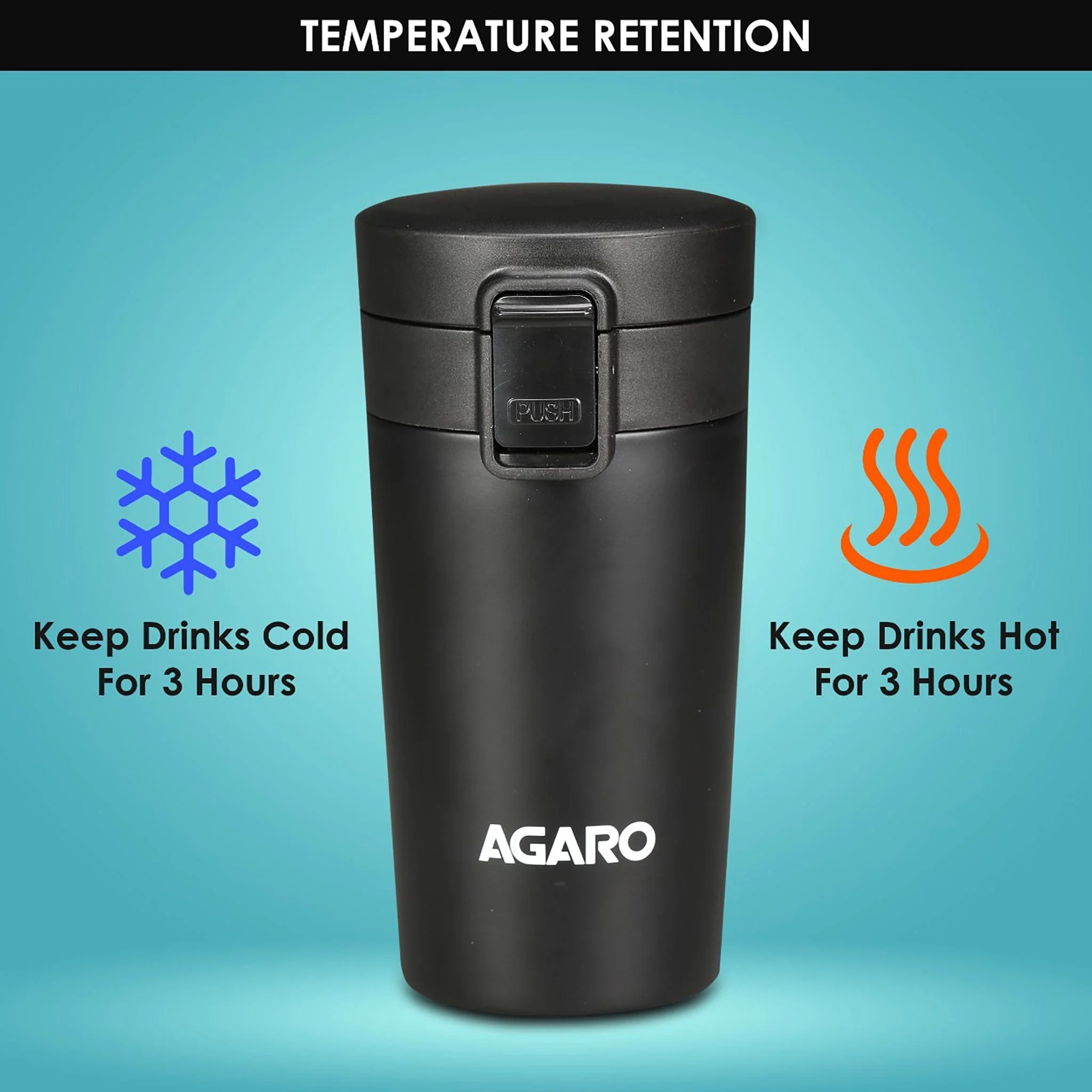Elite Stainless Steel 300ML Travel Mug , Dual | The Best Travel Mugs to Keep Drinks Hot or Cold - Image 5