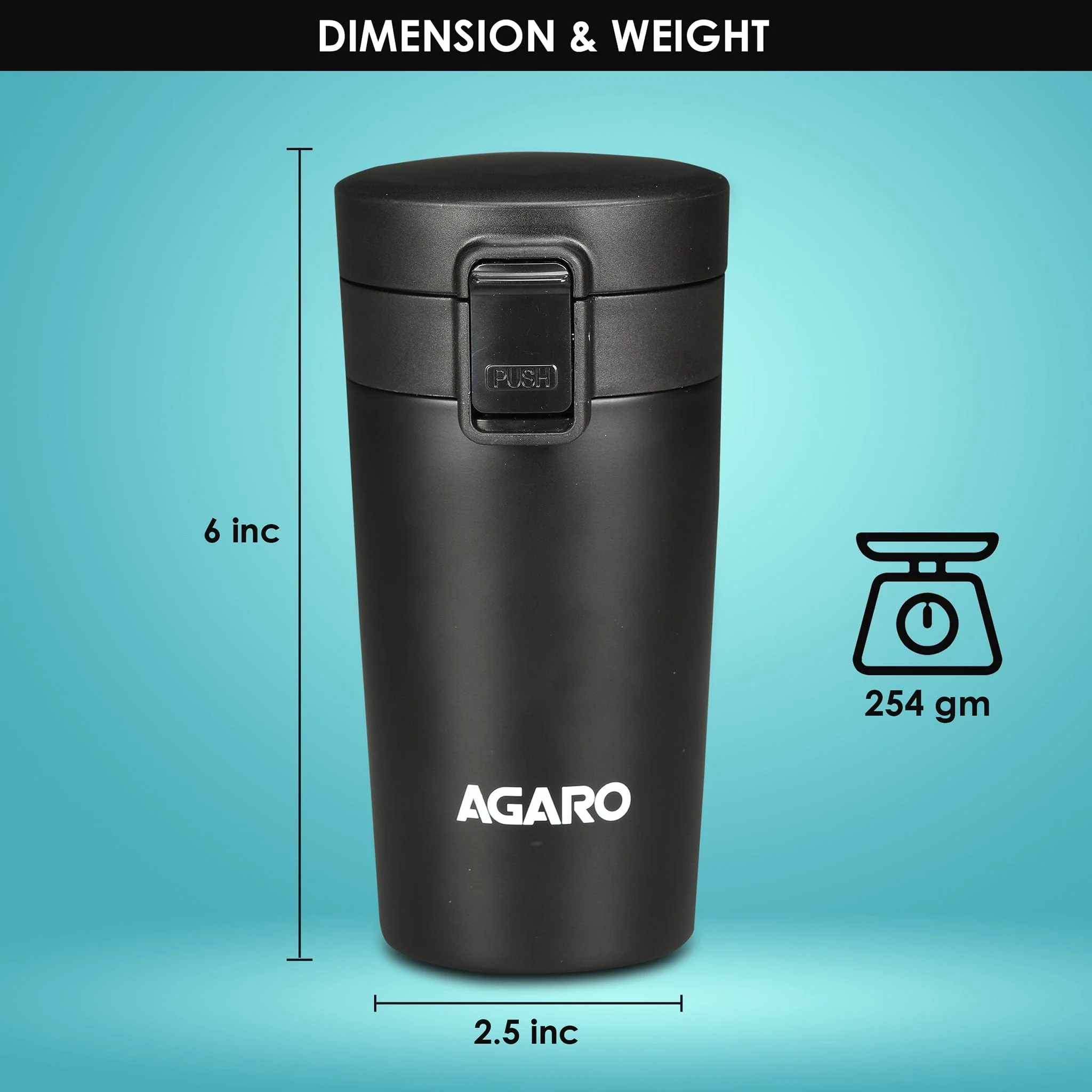 Elite Stainless Steel 300ML Travel Mug , Dual | The Best Travel Mugs to Keep Drinks Hot or Cold - Image 6