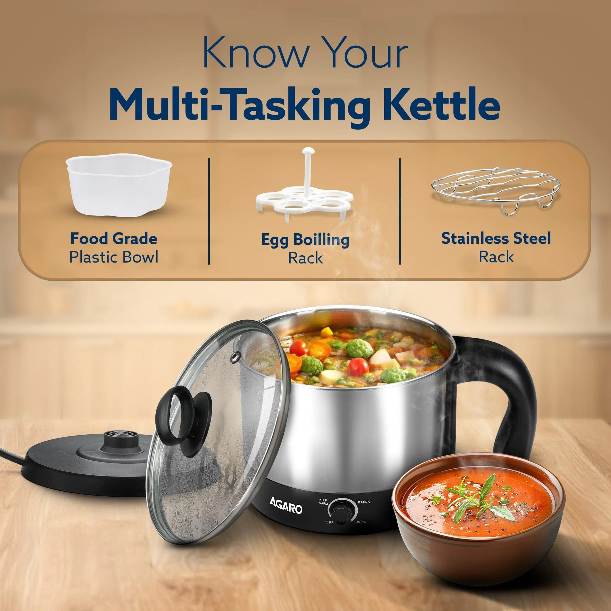 Esteem Multi Kettle 1.2L - Image 4
