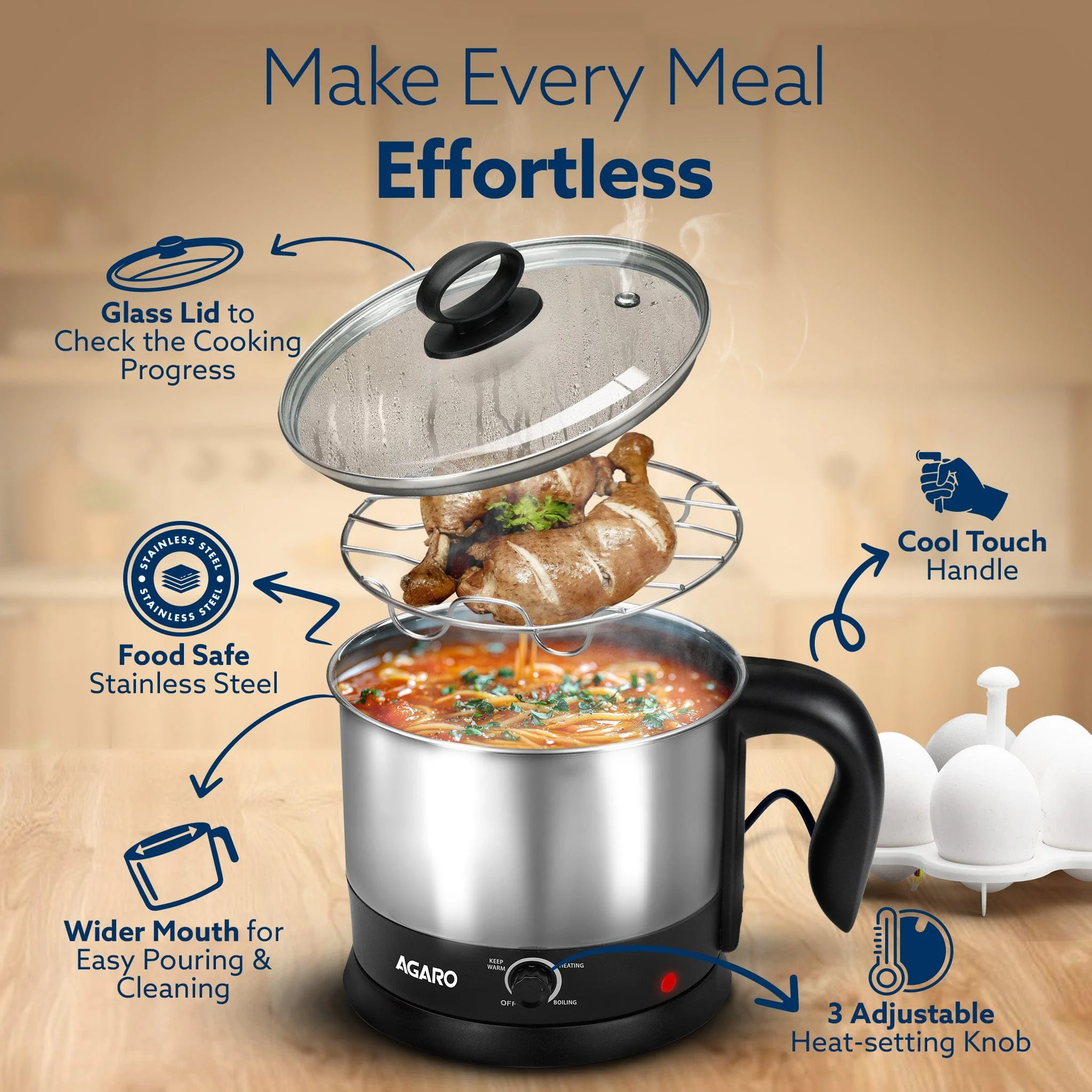 Esteem Multi Kettle 1.2L - Image 6