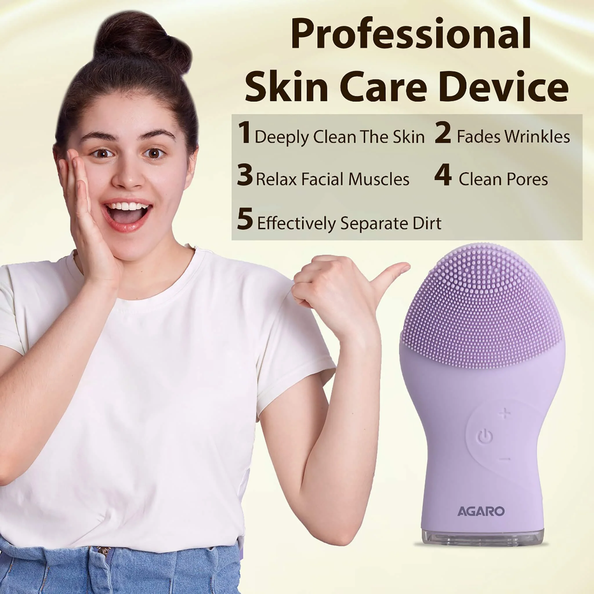 Facial Cleansing Massager CM2107 - Image 4