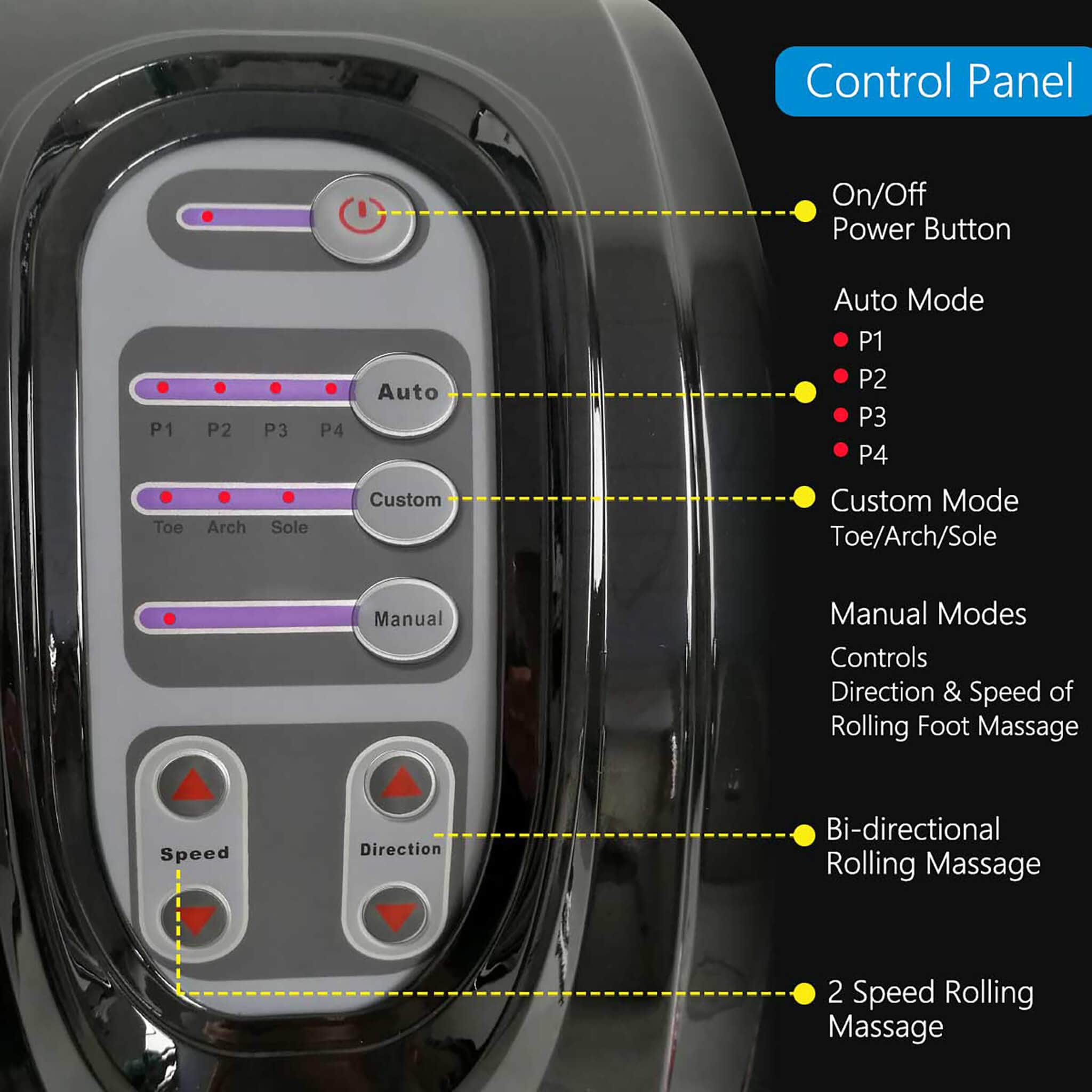 Foot Massager (Black) - Image 5