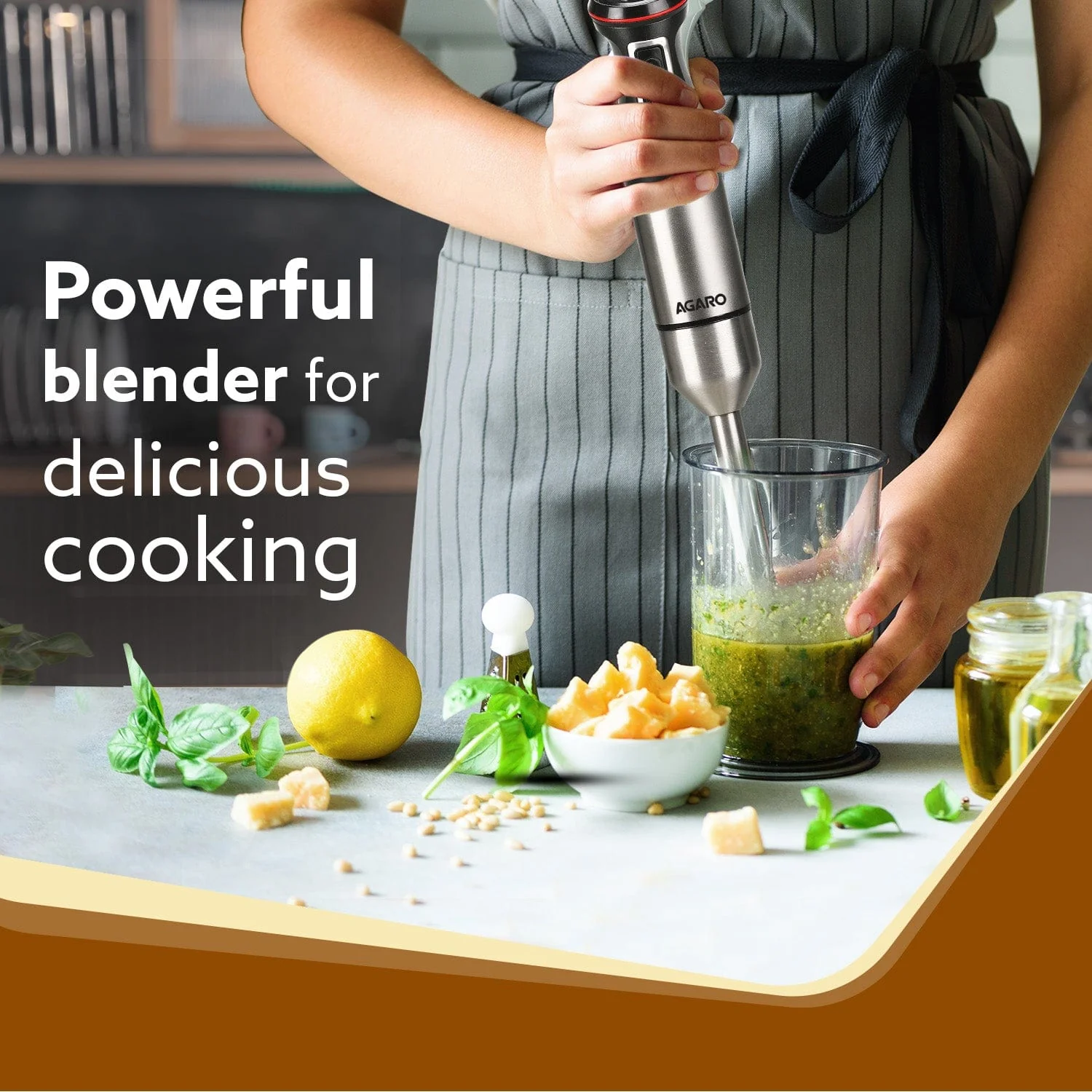 Grand 1000 Watts Hand Blender (Black) - Image 3