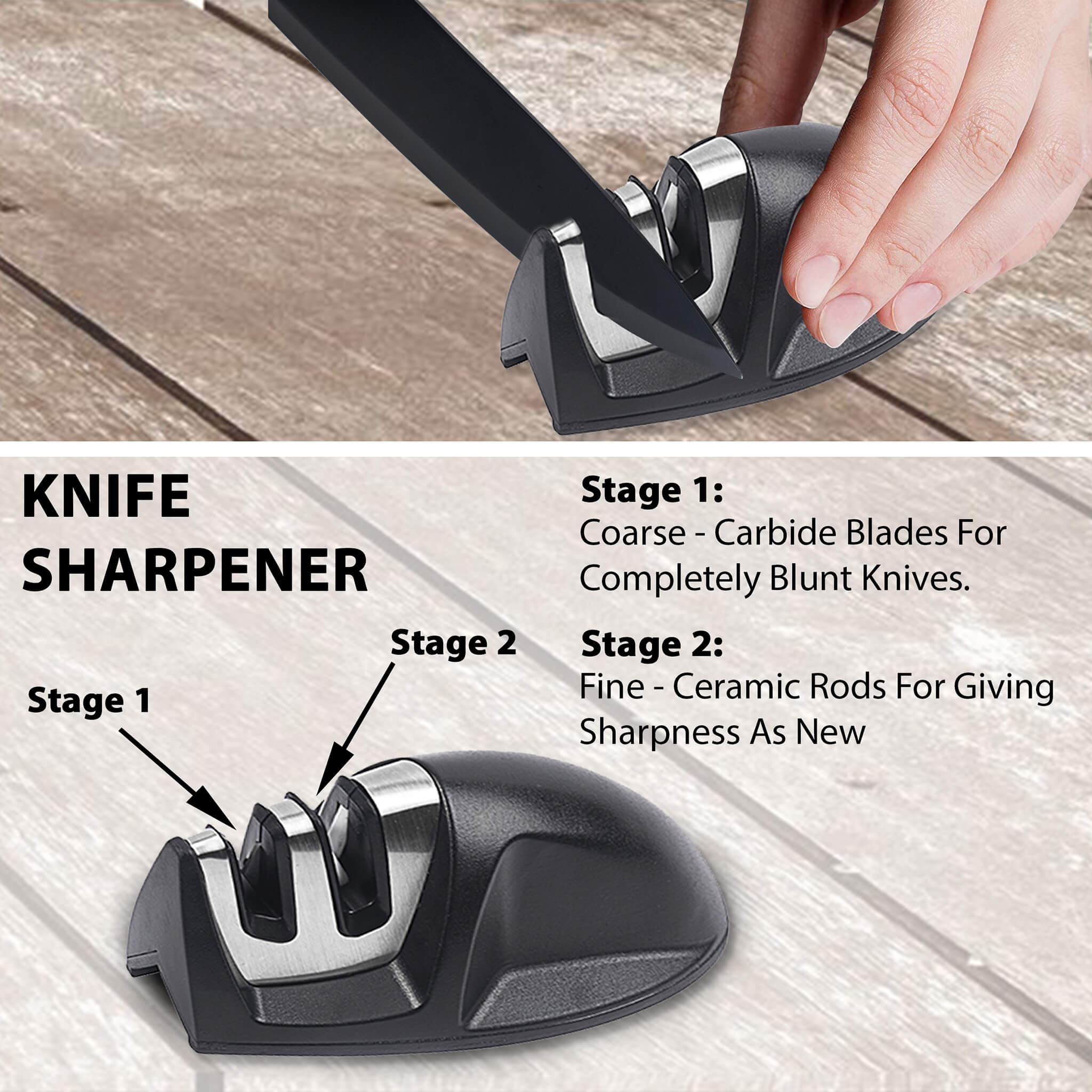 Grand 17 Pcs Kitchen Knifes Set - Image 5