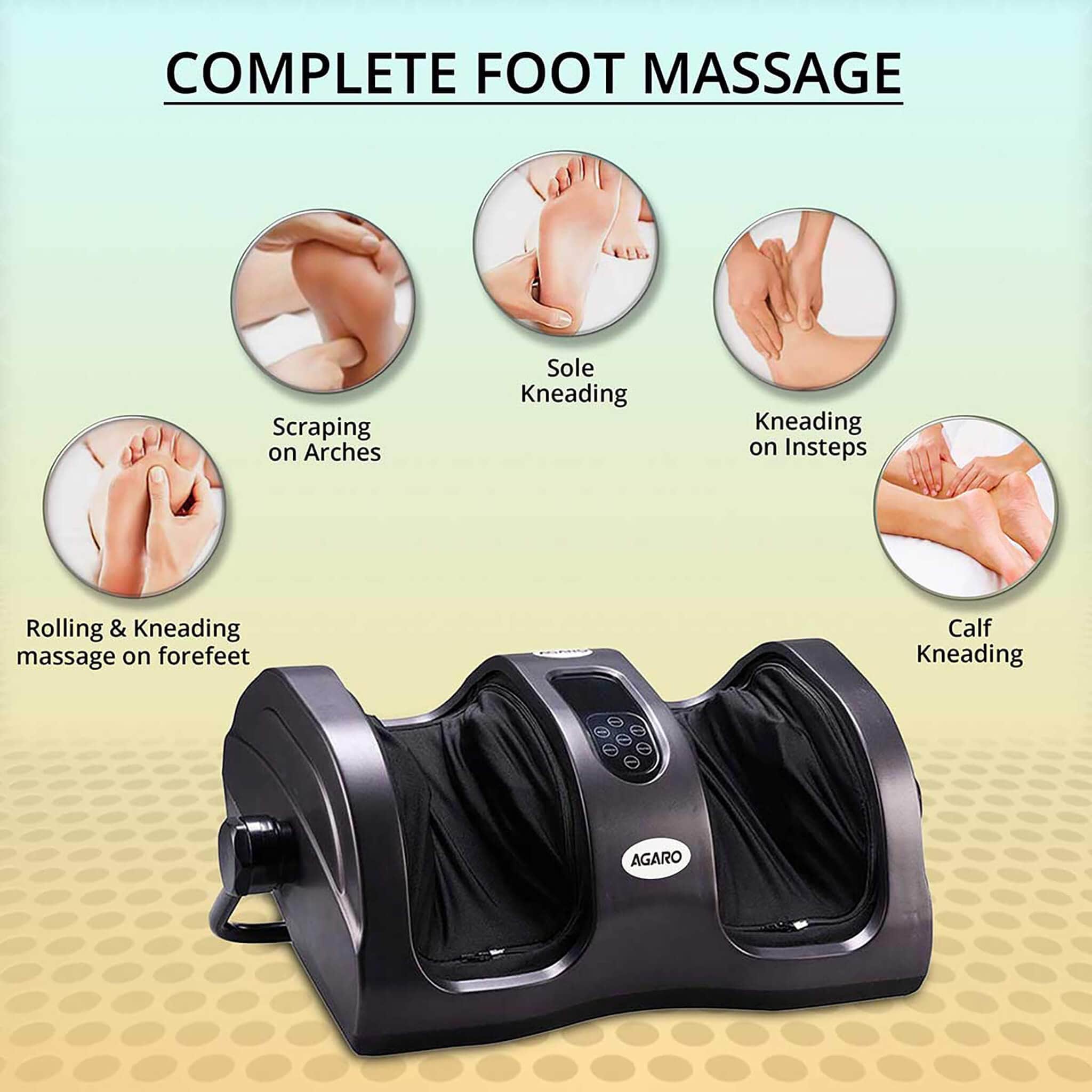 Grand Foot Massager - (Black) - Image 3