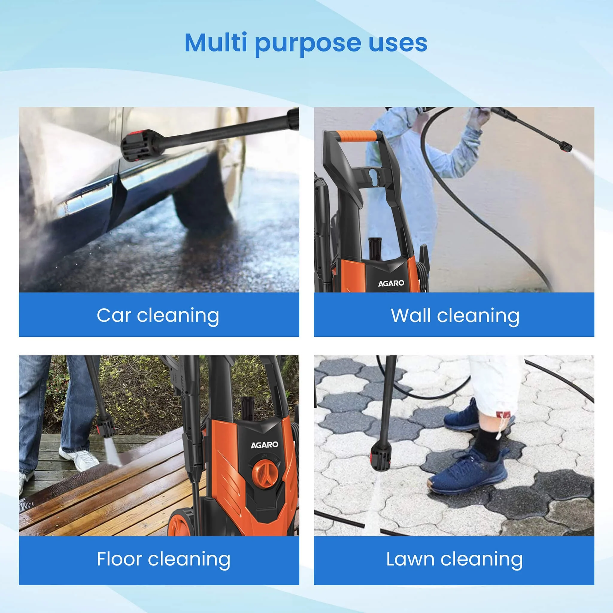 GRAND High Pressure Washer 1500W - Image 3