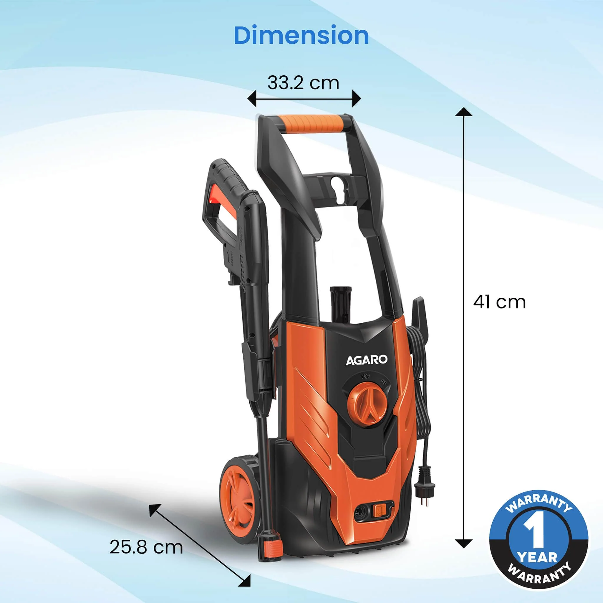 GRAND High Pressure Washer 1500W - Image 6