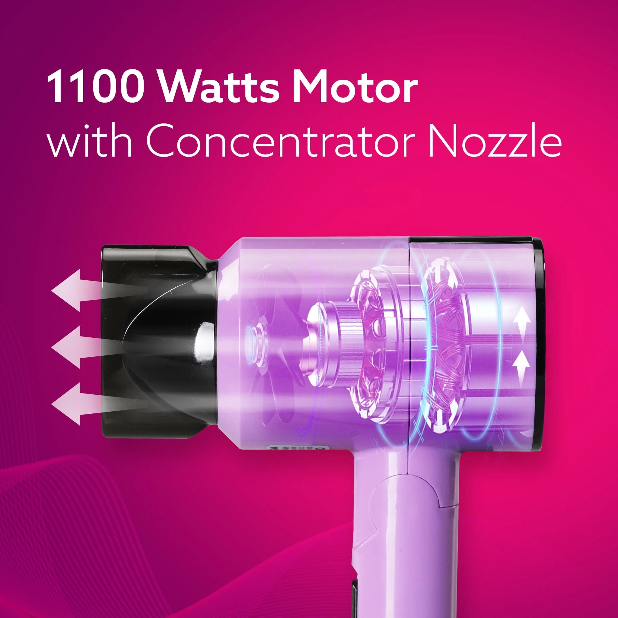 HD 1211 Hair Dryer with 1100 watts - Image 3
