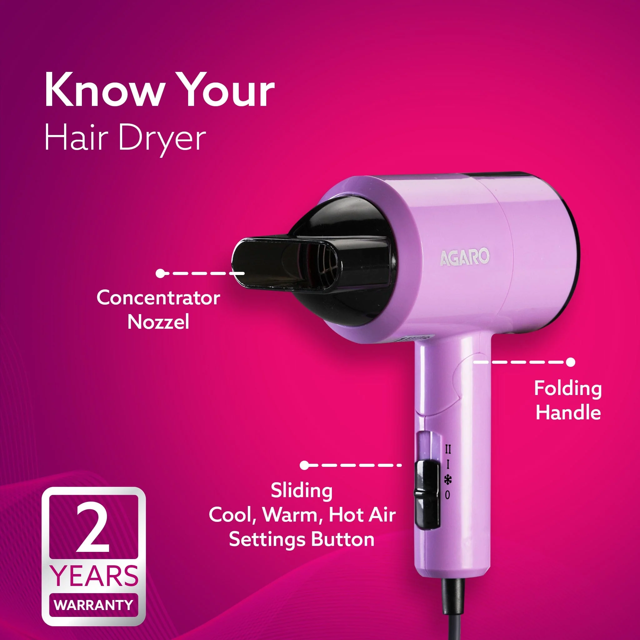 HD 1211 Hair Dryer with 1100 watts - Image 4