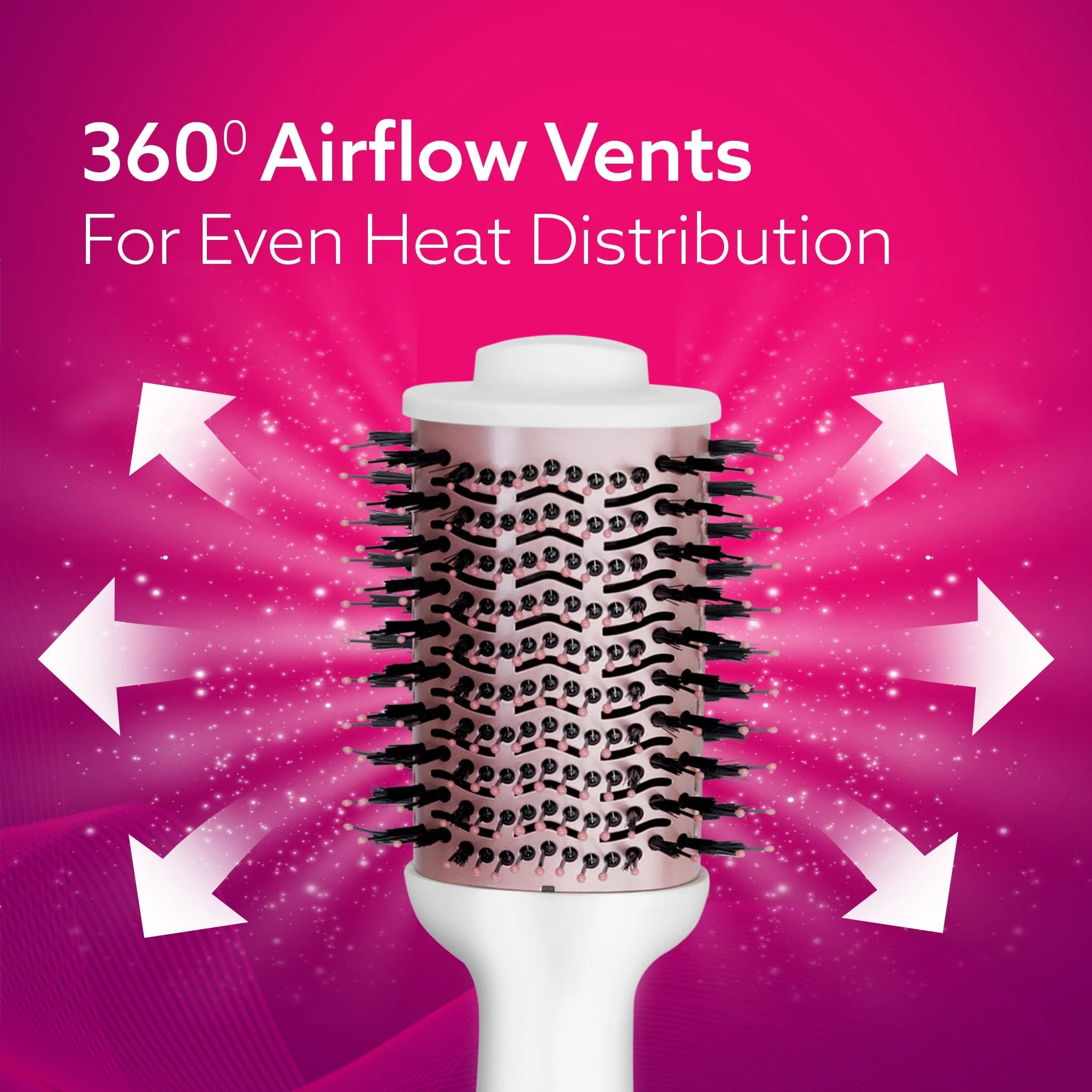 HV2179 Hot Air Brush for Hair, Blow Dryer Brush, Volumizer & Styler, 360° Airflow Vent, Oval Barrel for Hair Volume, Charcoal Bristles, Ceramic Coating Brushing Head, 1200W - Image 12