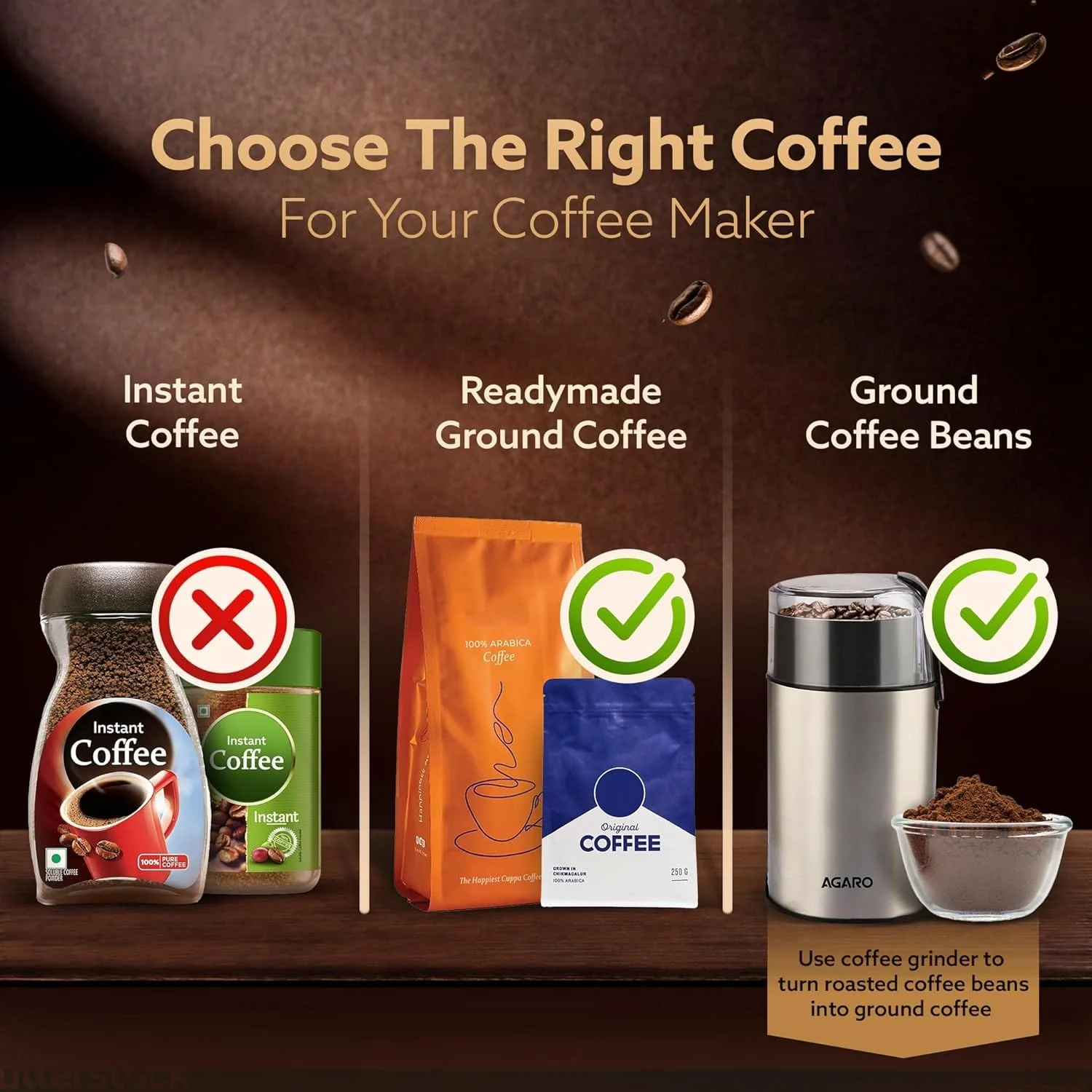 Imperial Espresso Coffee Maker, Coffee Machine, 15 Bars, With Foaming Milk, Frother Wand for Espresso, Cappuccino, Latte and Mocha, Steam Espresso Maker For Home, Adjustable Milk Frothing and Double Temperature Control System, Stainless Steel, 1100W - Image 5